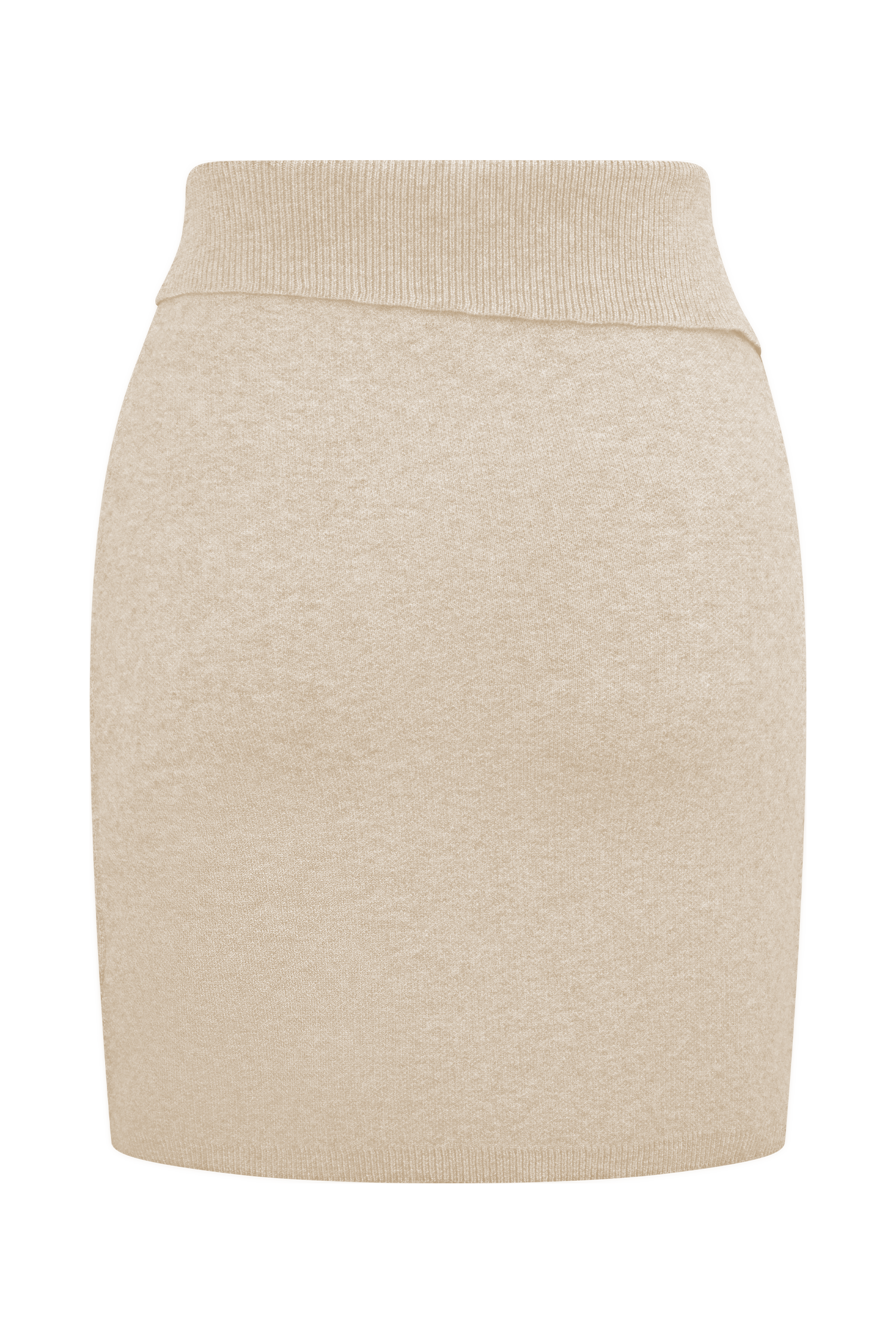 Annabelle Knit Mini Skirt - Cream #8