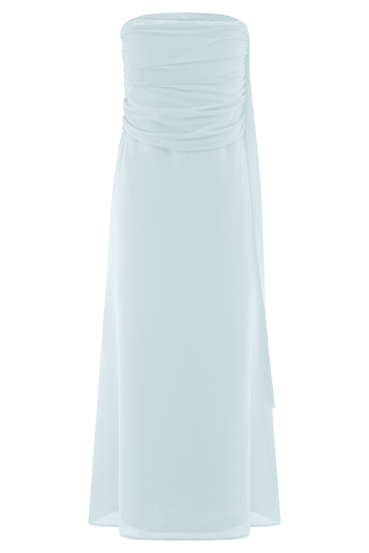 Arna Mesh Maxi Skirt - Pale Blue #9