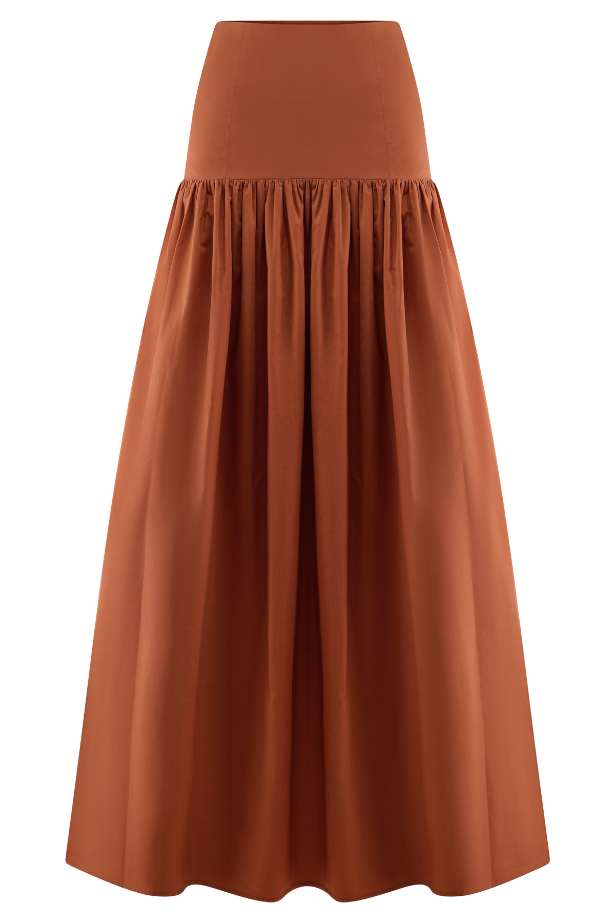 Autumn Maxi Skirt - Burnt Orange #9