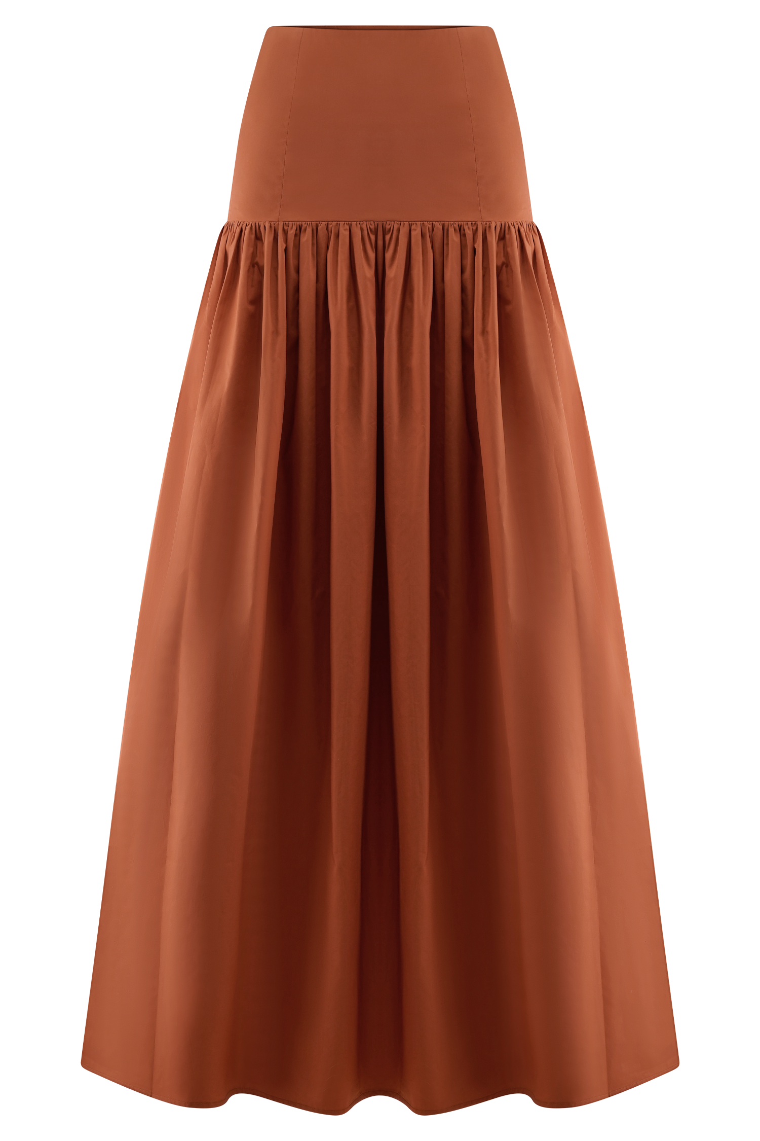 Autumn Maxi Skirt - Burnt Orange #9