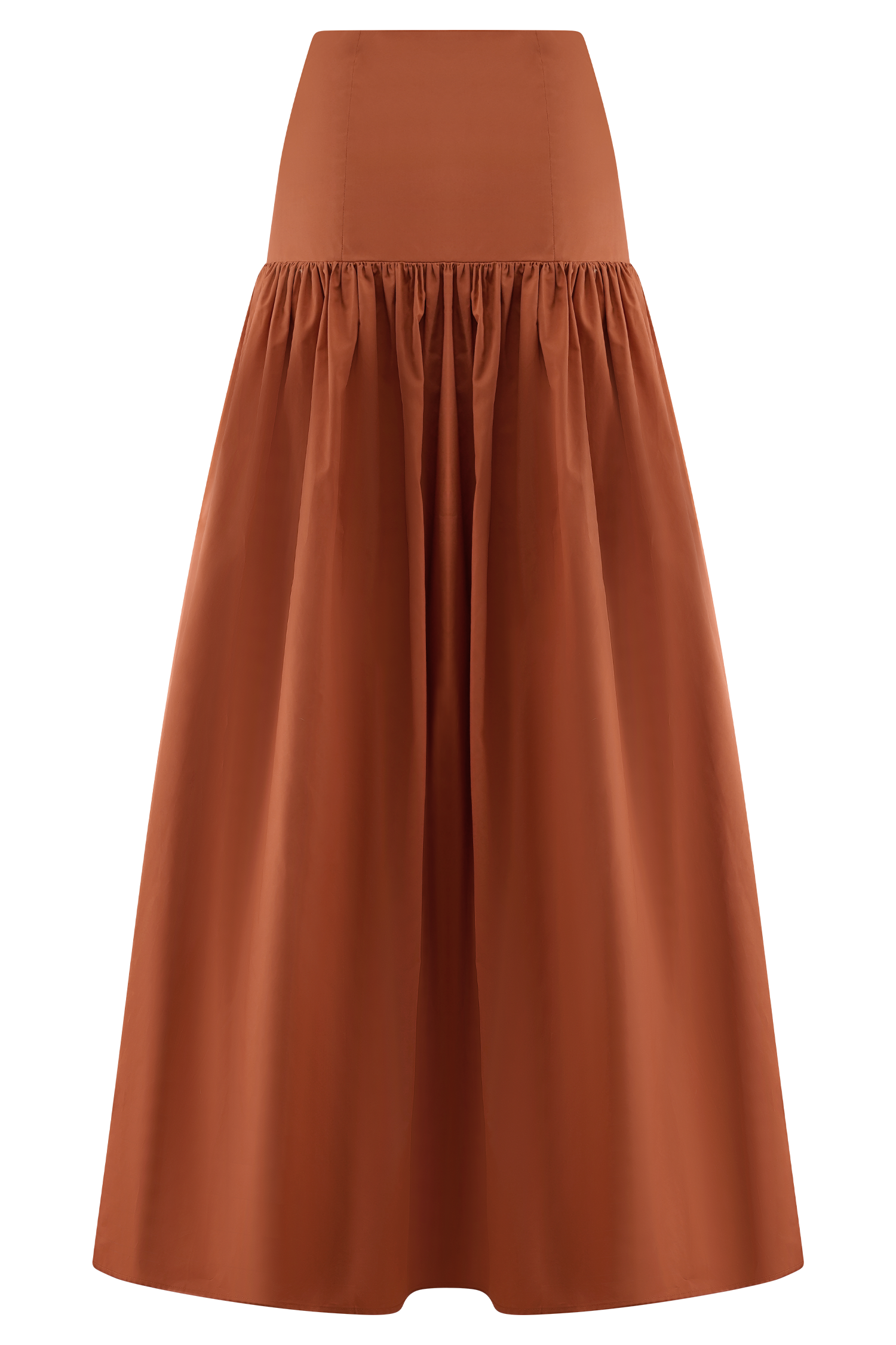 Autumn Maxi Skirt - Burnt Orange #8