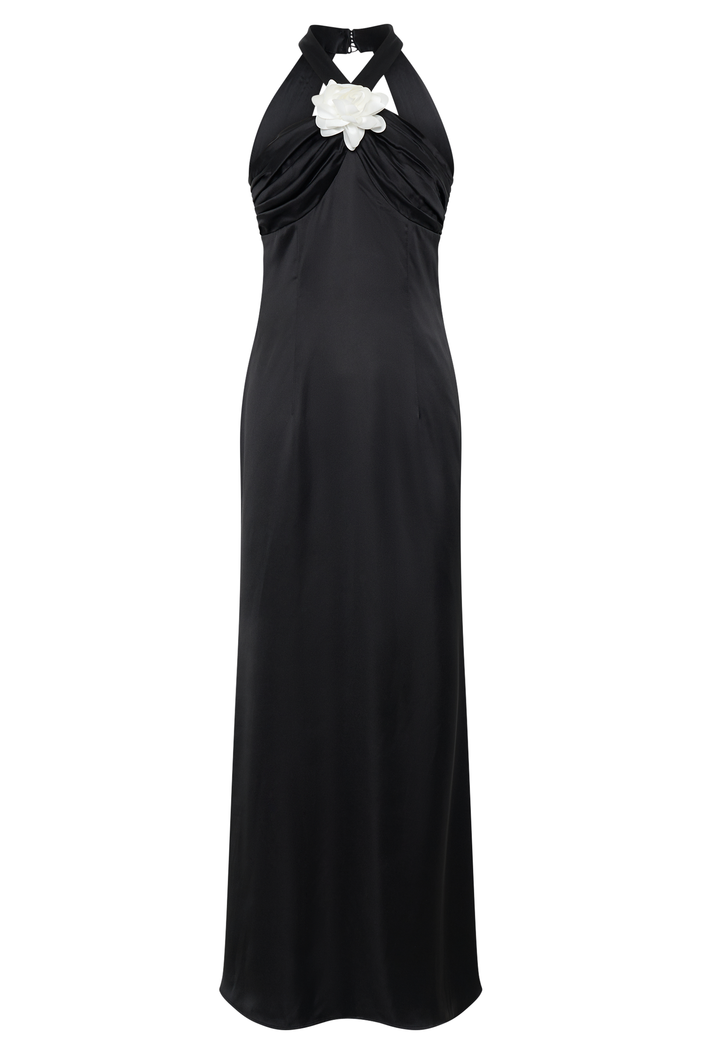 Dylan Rose Halter Maxi Dress - Black