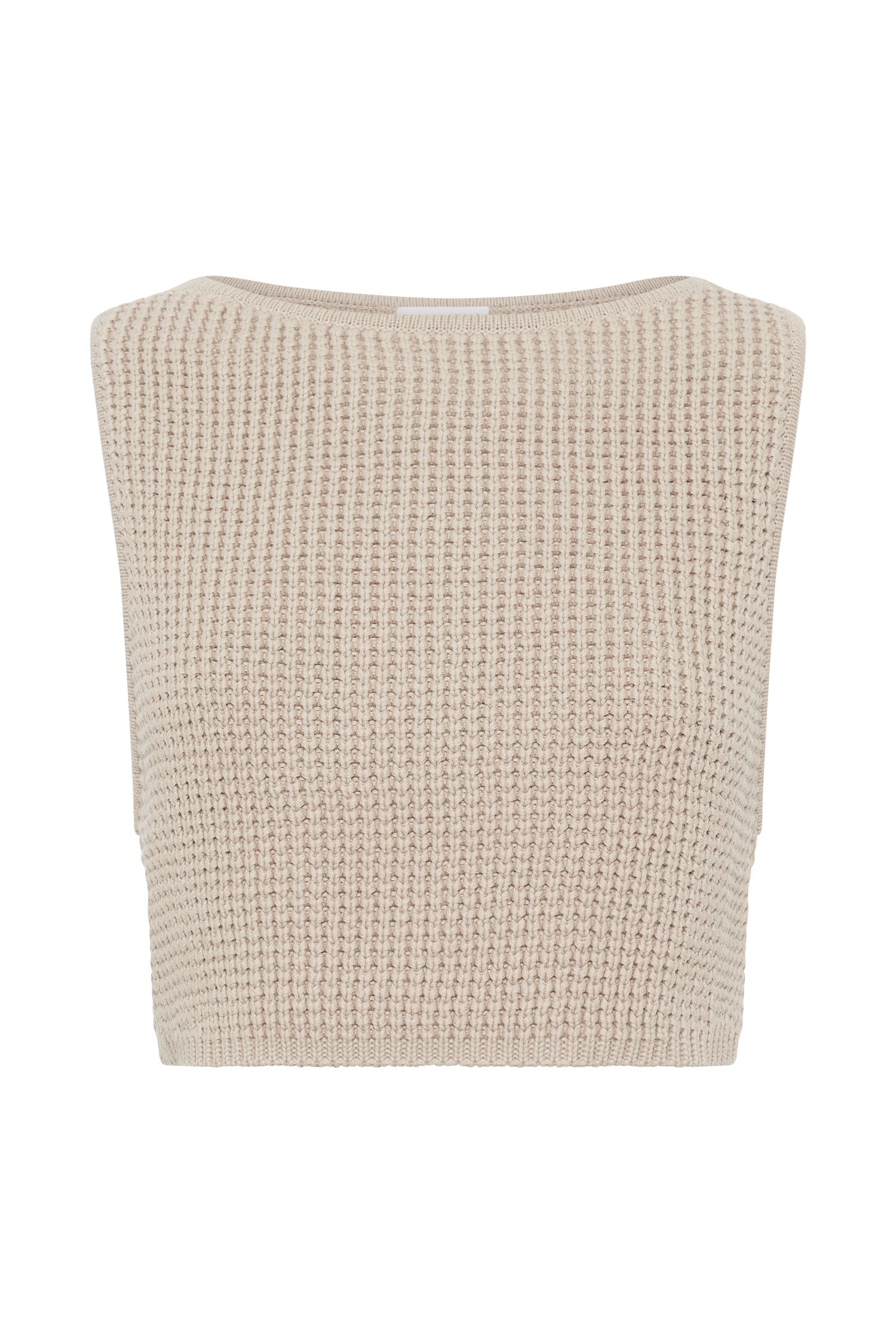 Gianni Sleeveless Knit Top - Natural #8