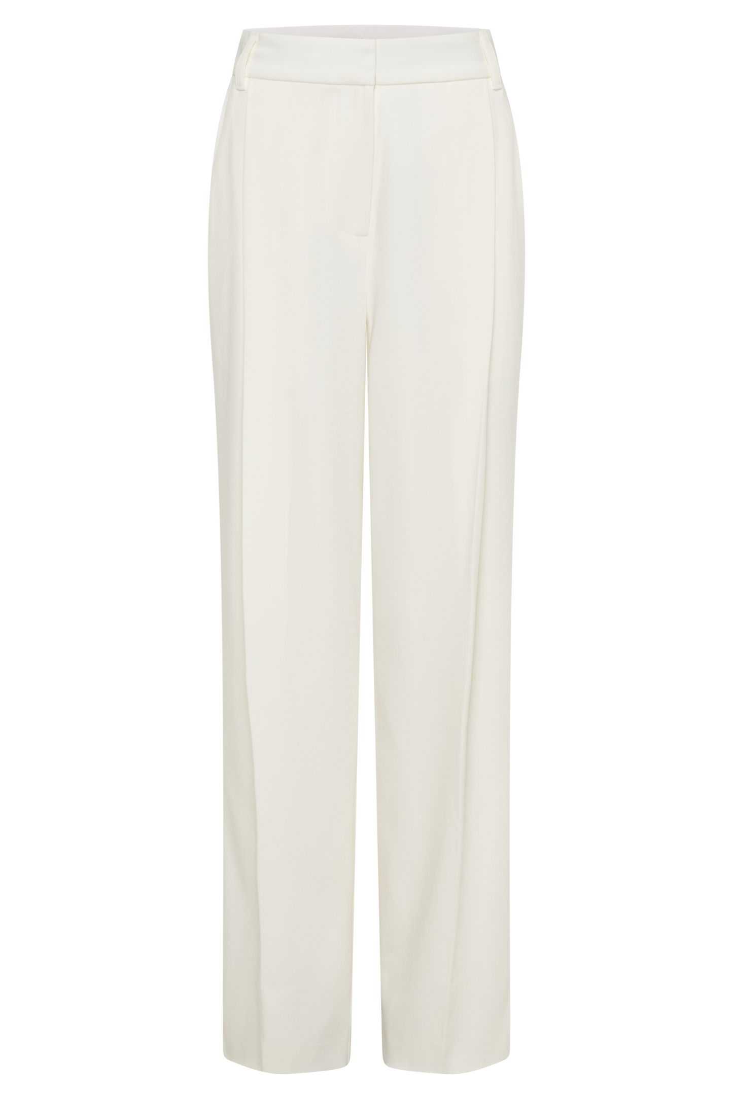 Amelie Suiting Straight Leg Pants - Ivory