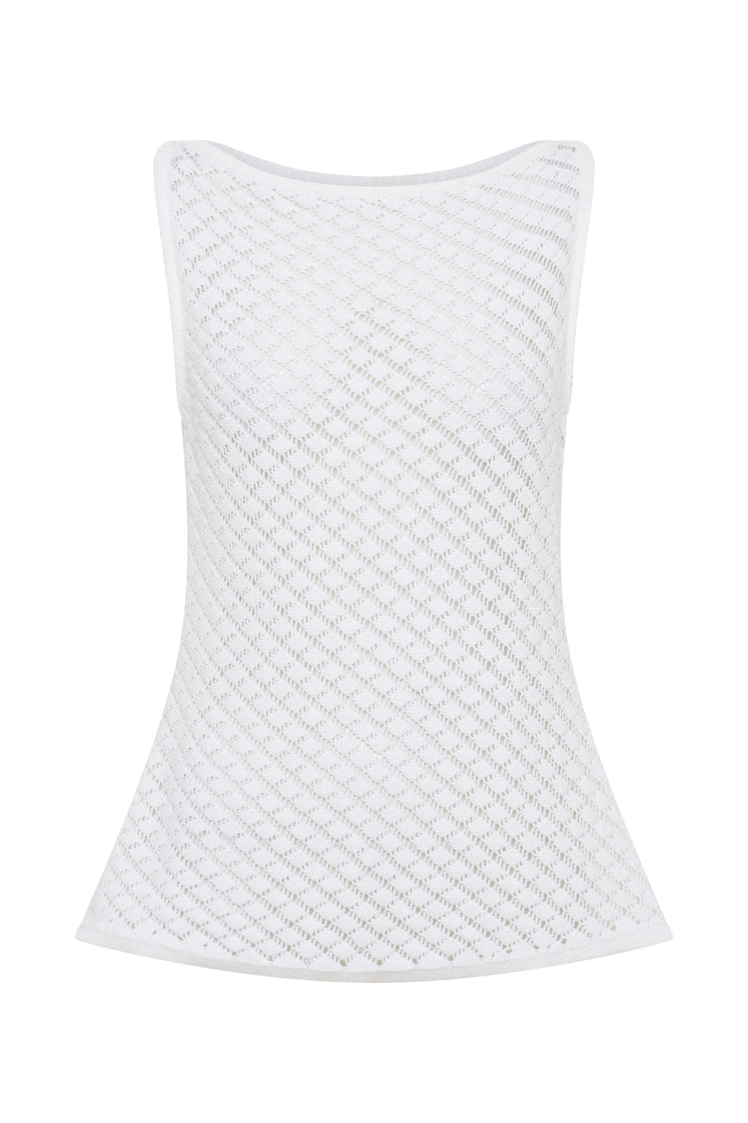 Guiliana Sleeveless Knit Top - Ivory #6