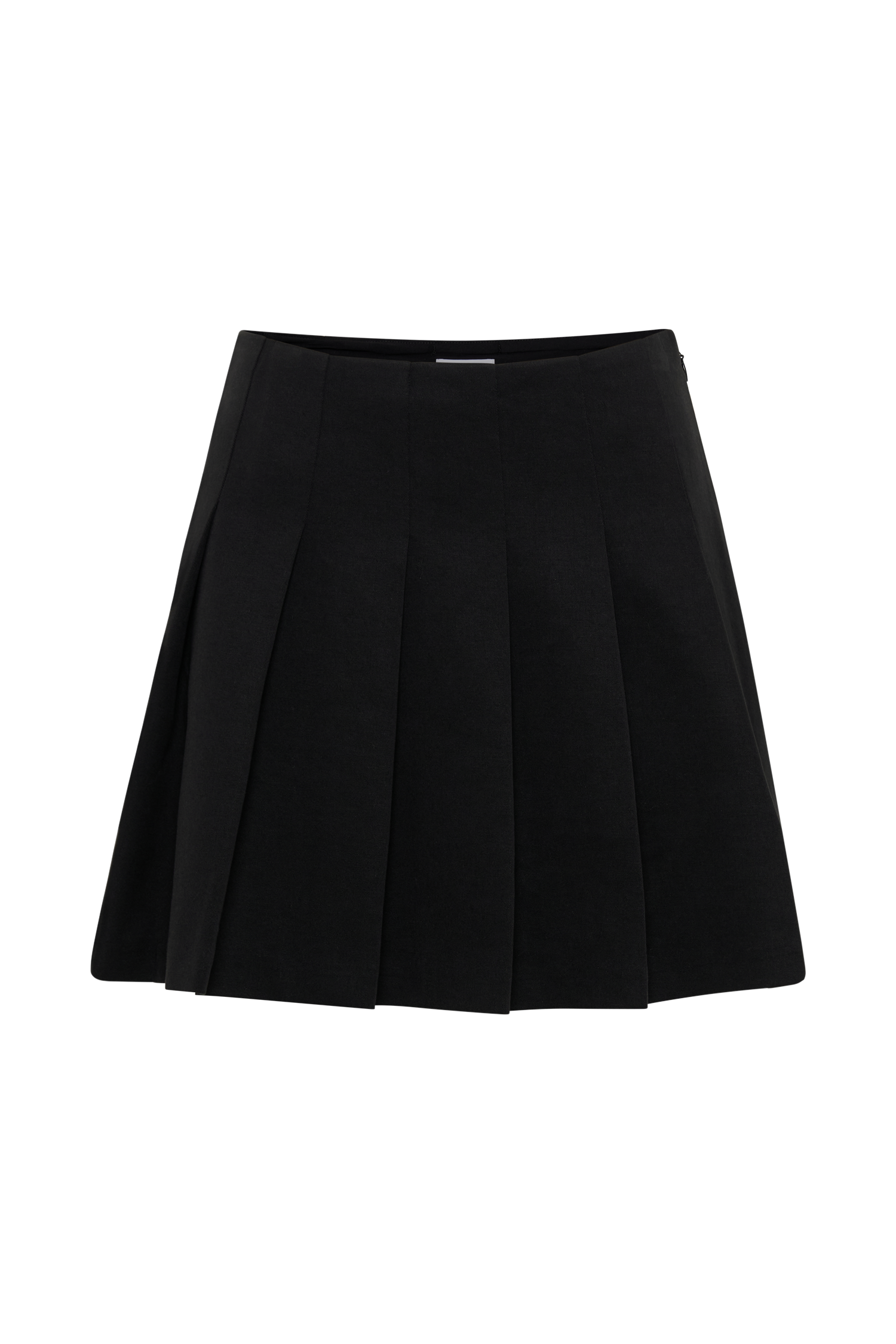 Julianna Cotton Pleated Mini Skirt - Black #9