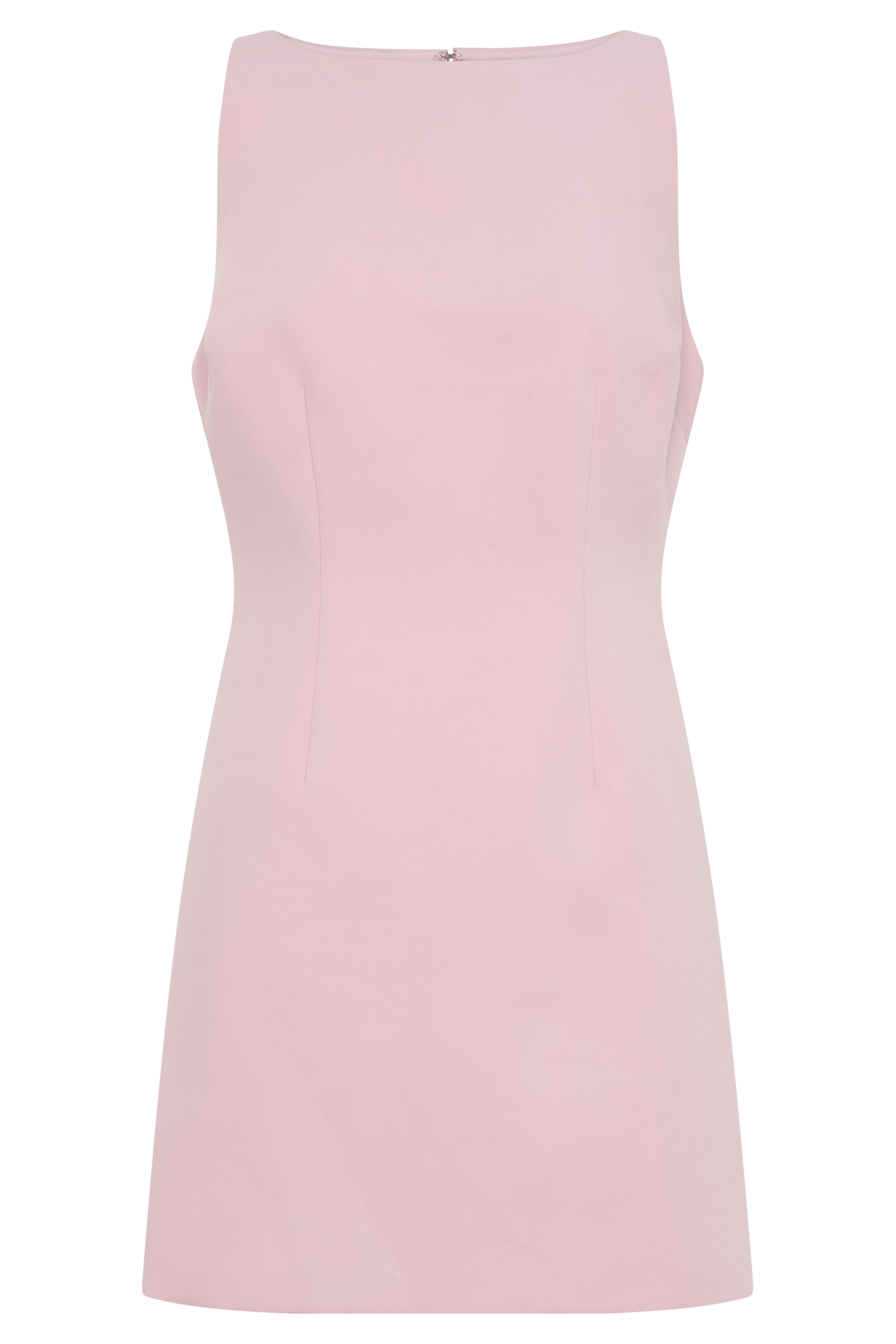 Angela Suiting Mini Dress - Baby Pink #8