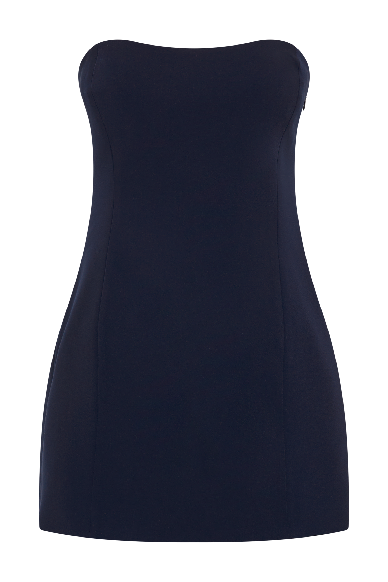 Neeka Strapless Bow Back Mini Dress - Navy #8