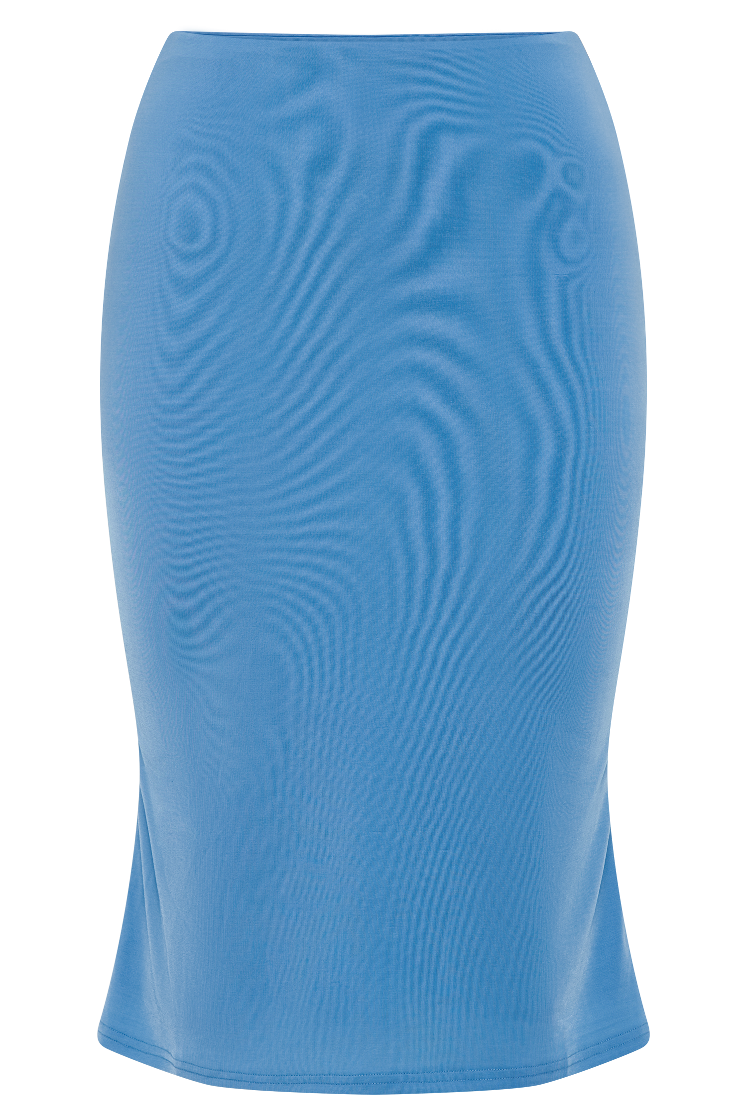 Mara Slinky Knee Length Skirt - Iris Blue #8