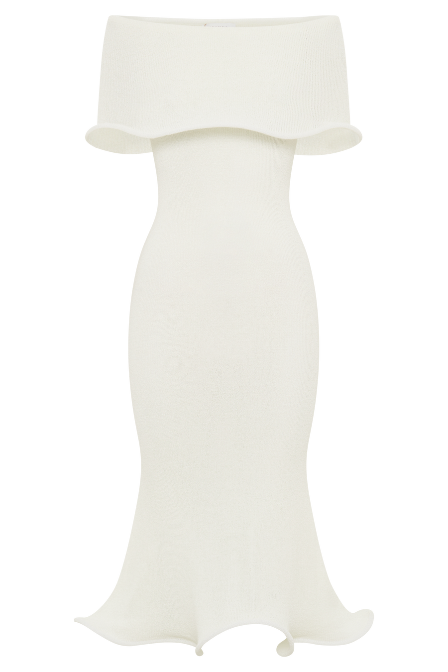Molly Off Shoulder Knit Midi Dress