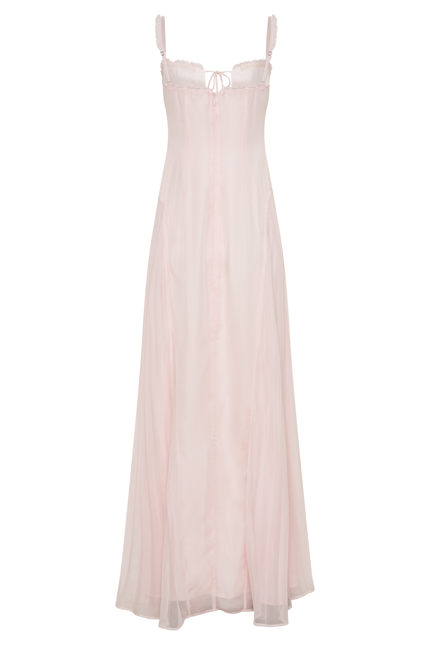 Saira Chiffon Maxi Dress - Powder Pink #9