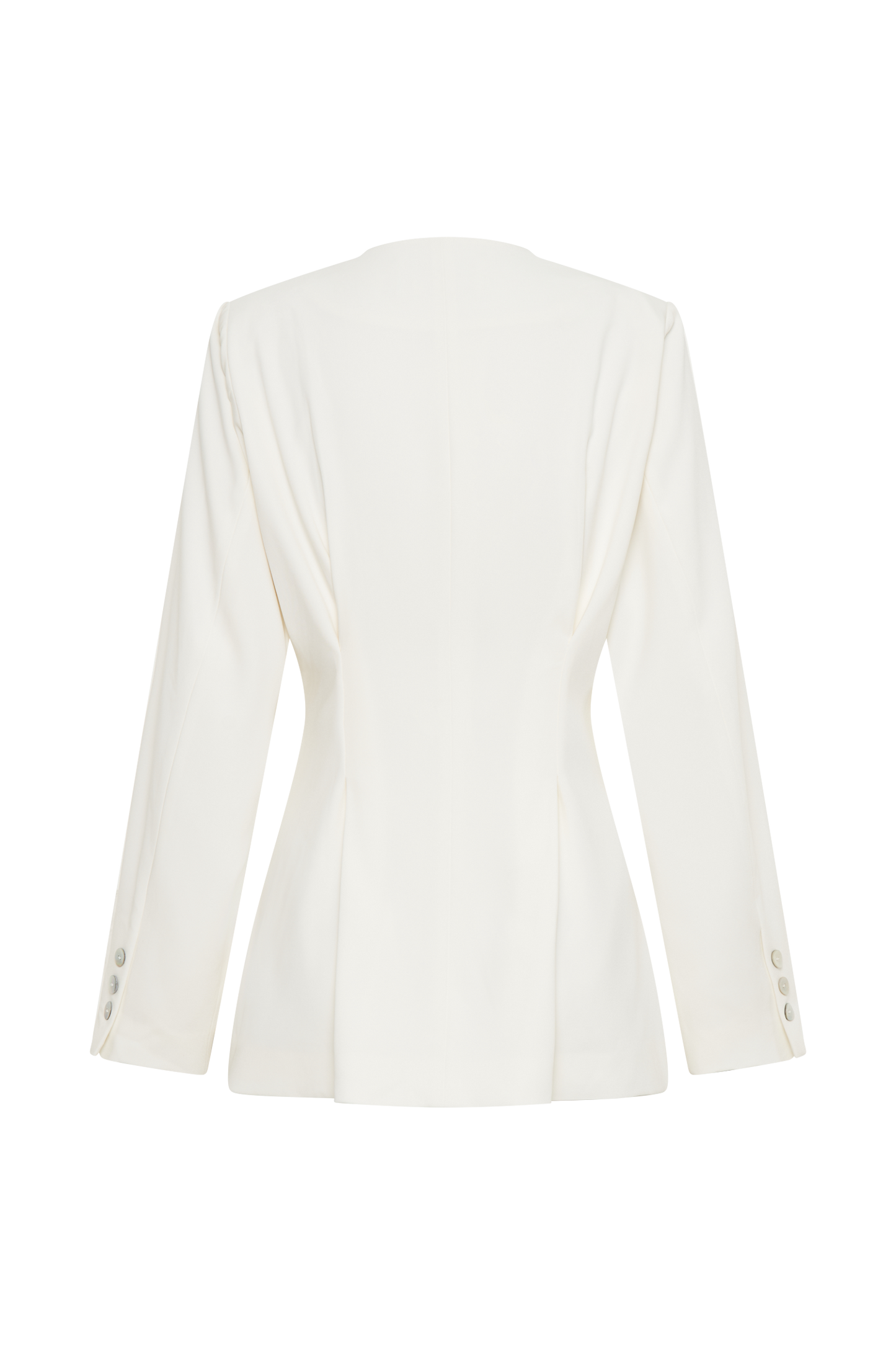 Kendall Balloon Sleeve Jacket - Ivory