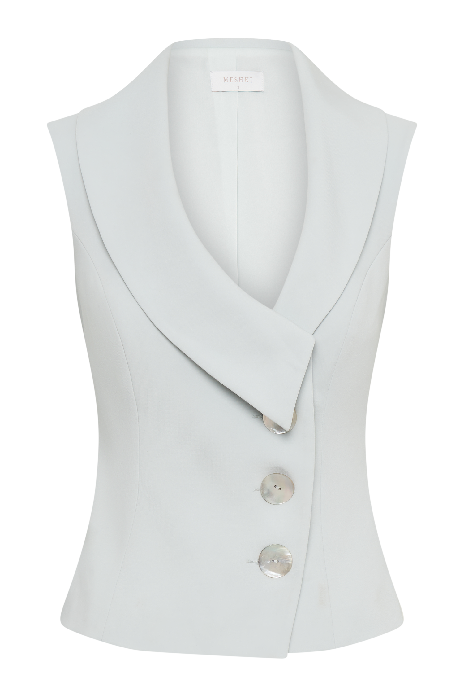 Berkley Suiting Waistcoat With Cowl - Pastel Green #9