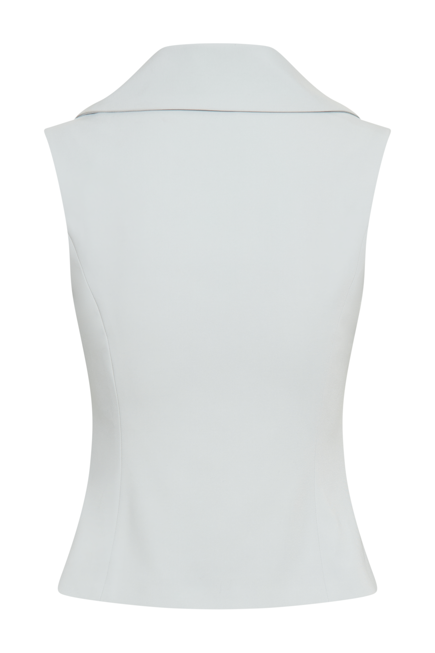 Berkley Suiting Waistcoat With Cowl - Pastel Green #8