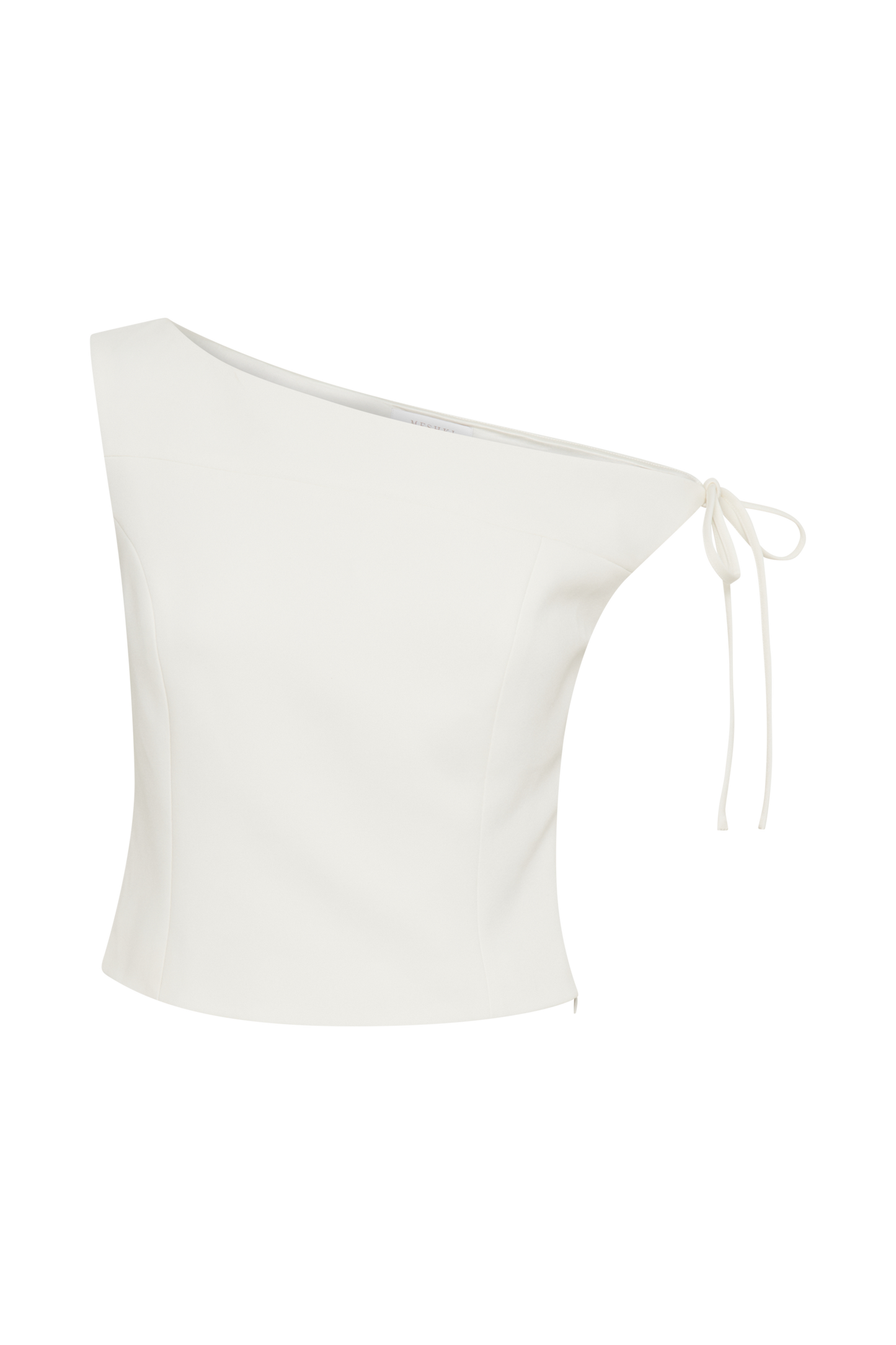 Ramsey Suiting Off Shoulder Top - Ivory