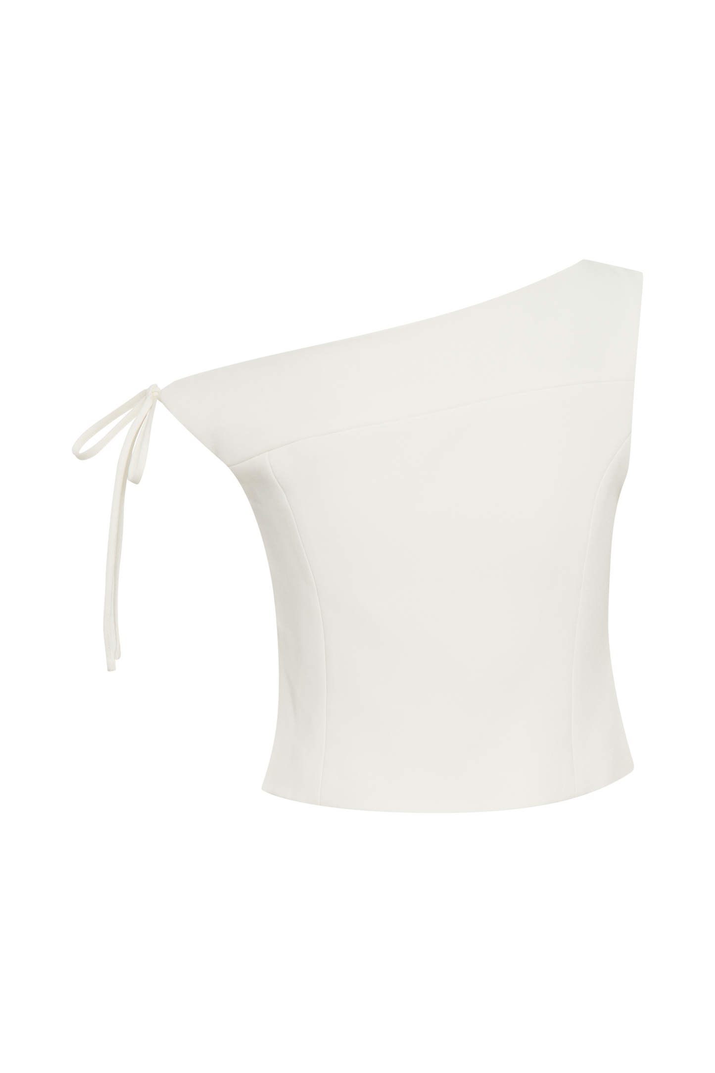 Ramsey Suiting Off Shoulder Top - Ivory