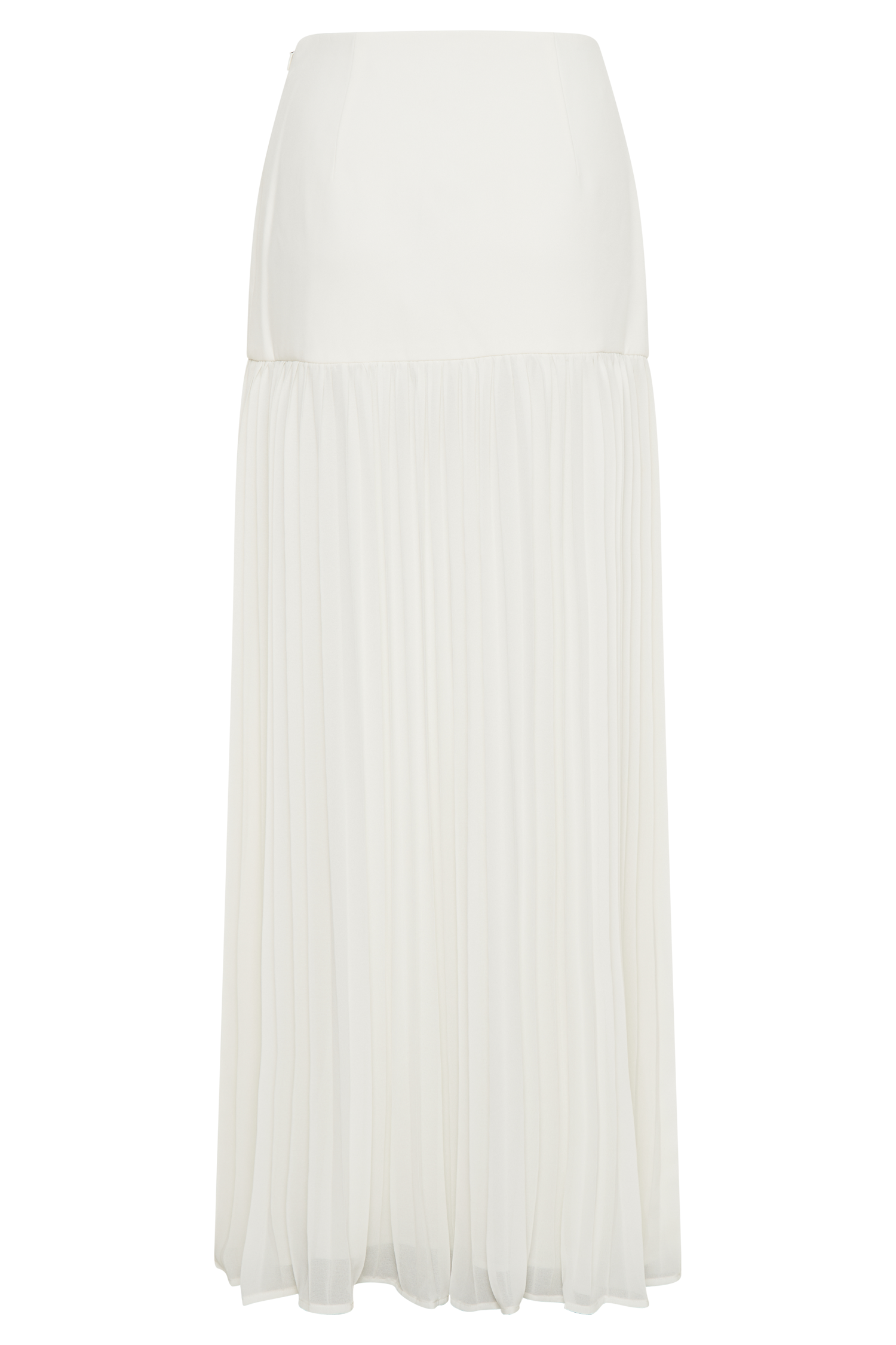 Jillian Pleated Maxi Skirt - Ivory #10