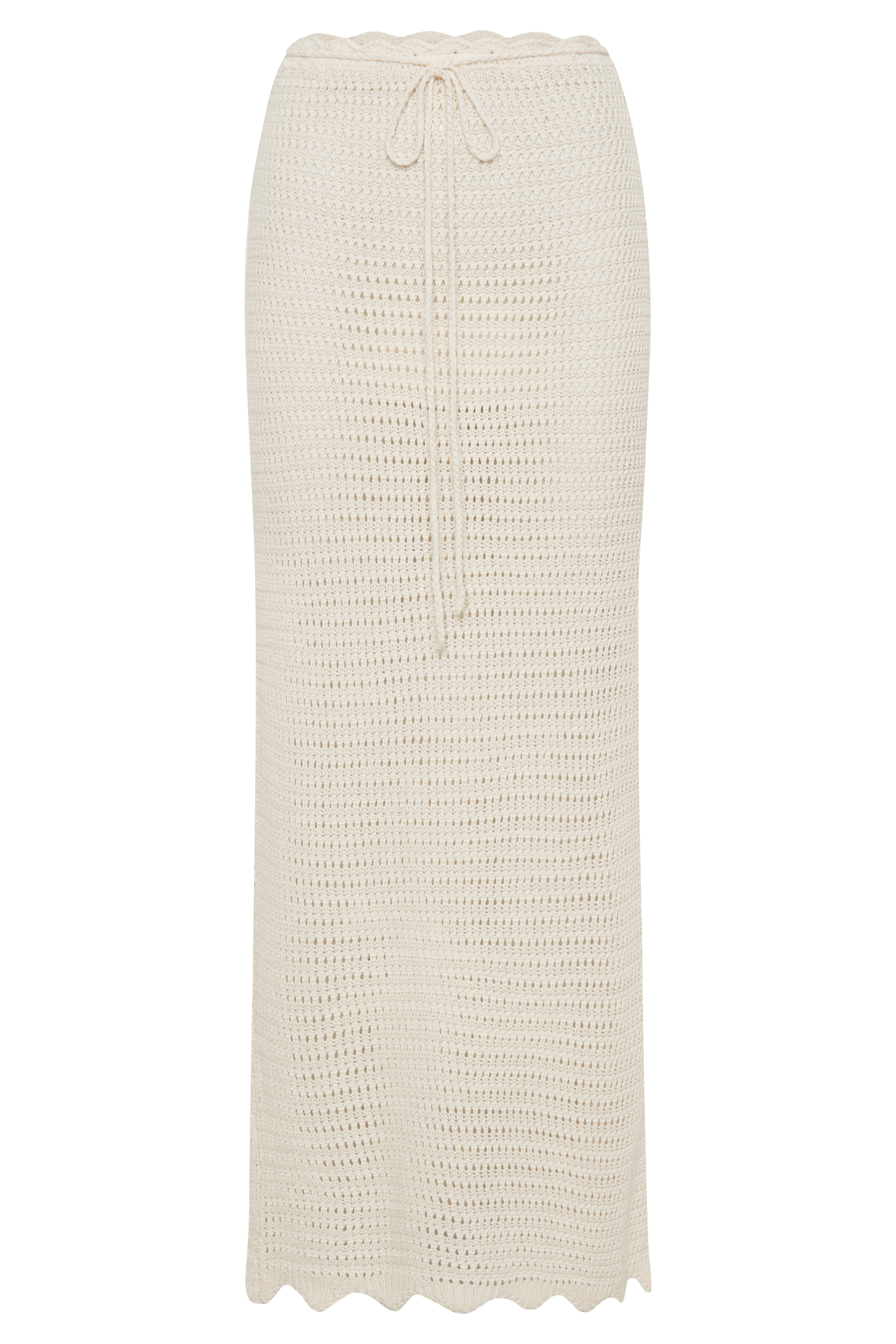 Kira Knit Maxi Skirt - Buttercream #11