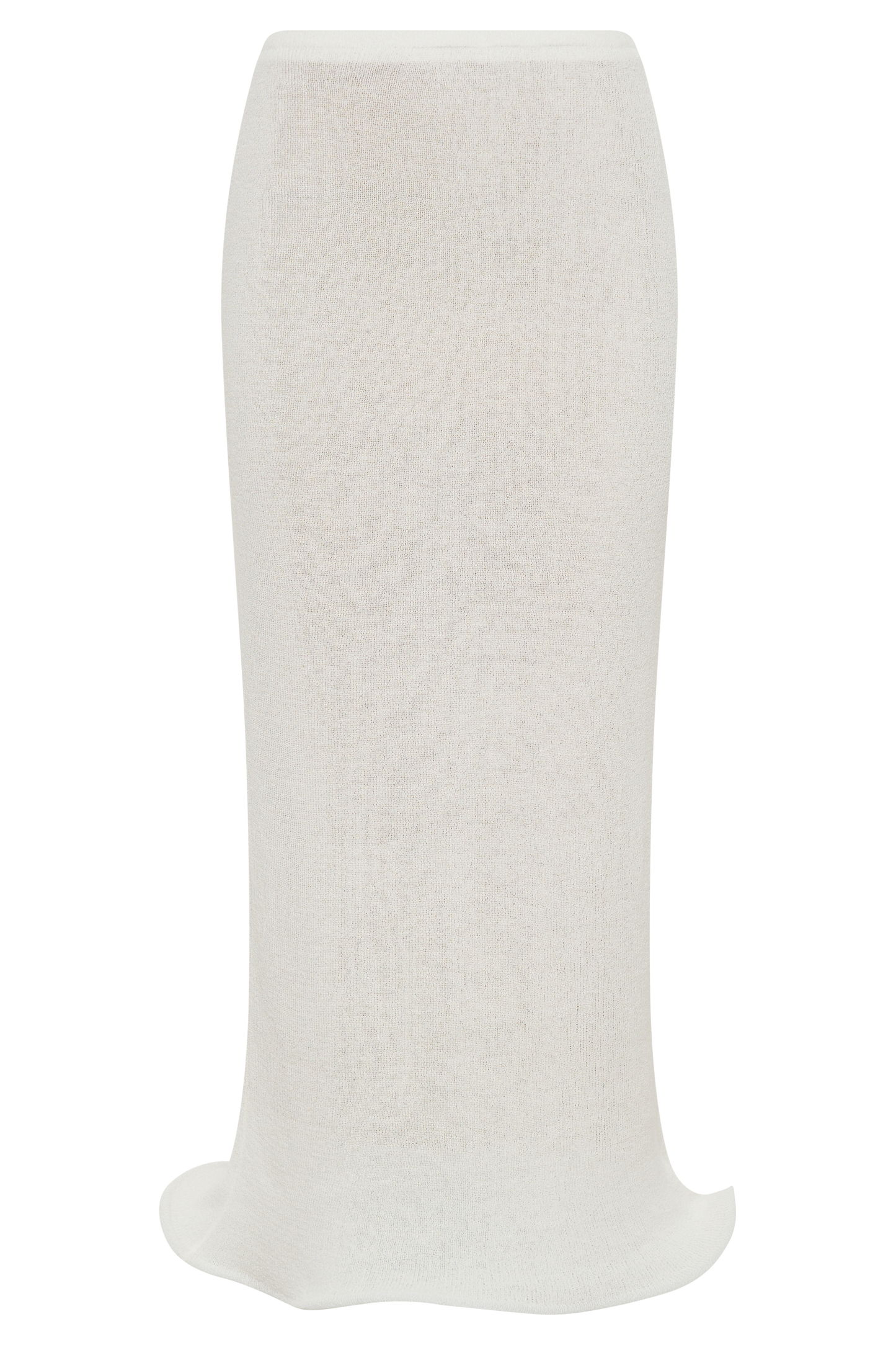 Gigi Knit Midi Skirt - Ivory