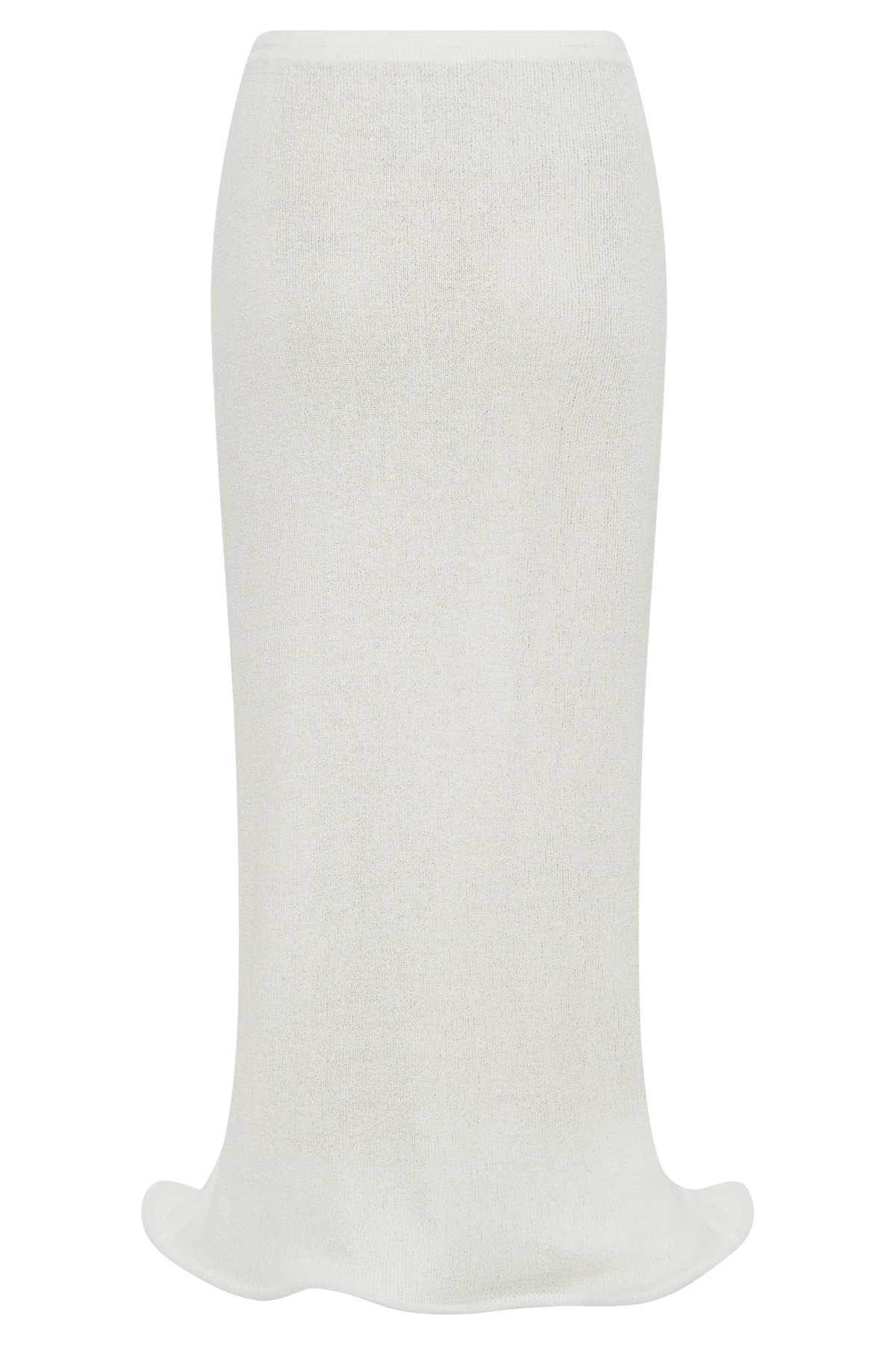 Gigi Knit Midi Skirt - Ivory #10