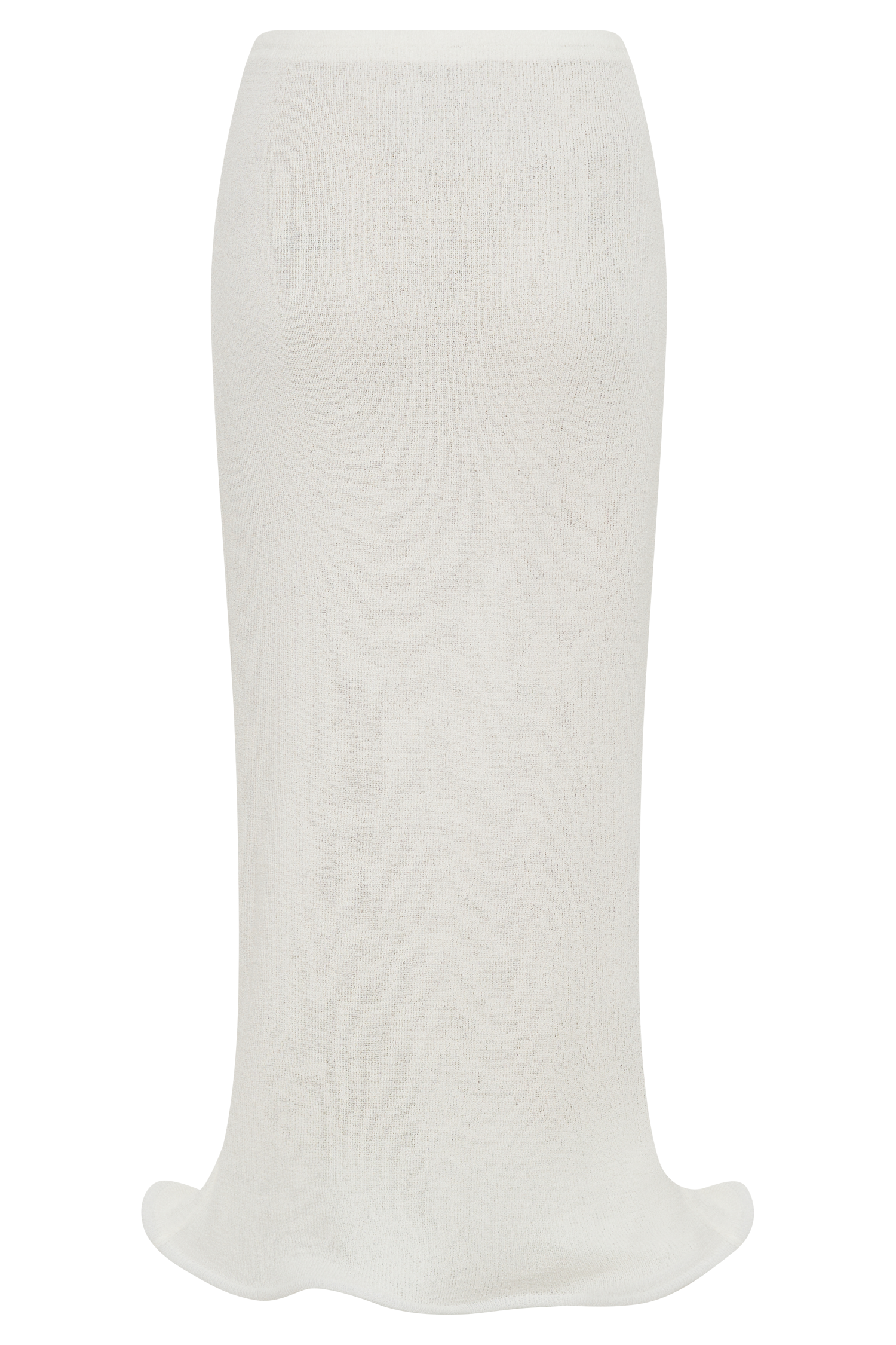Gigi Knit Midi Skirt - Ivory #10