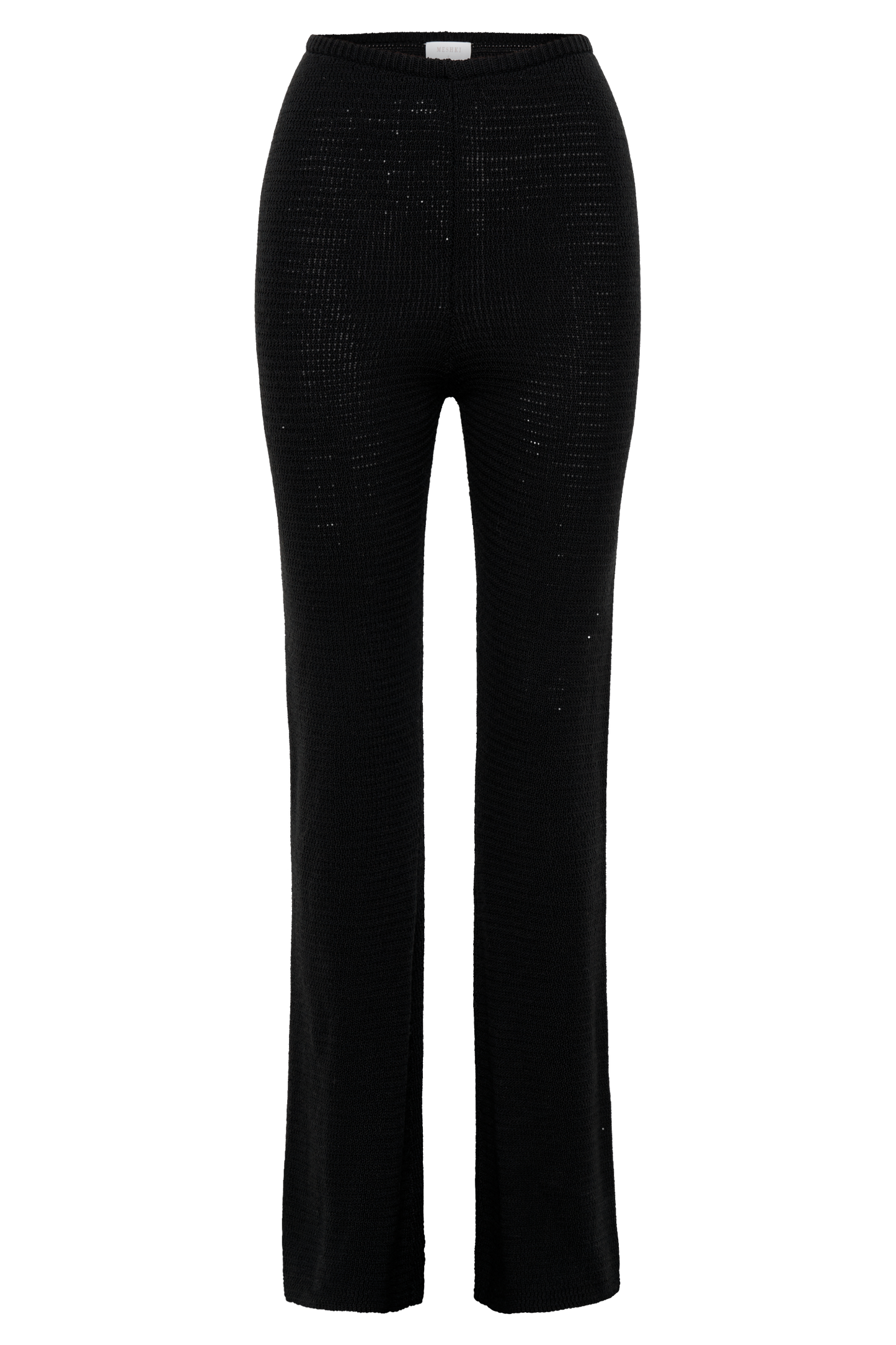 Ridley Straight Leg Knit Pant - Black