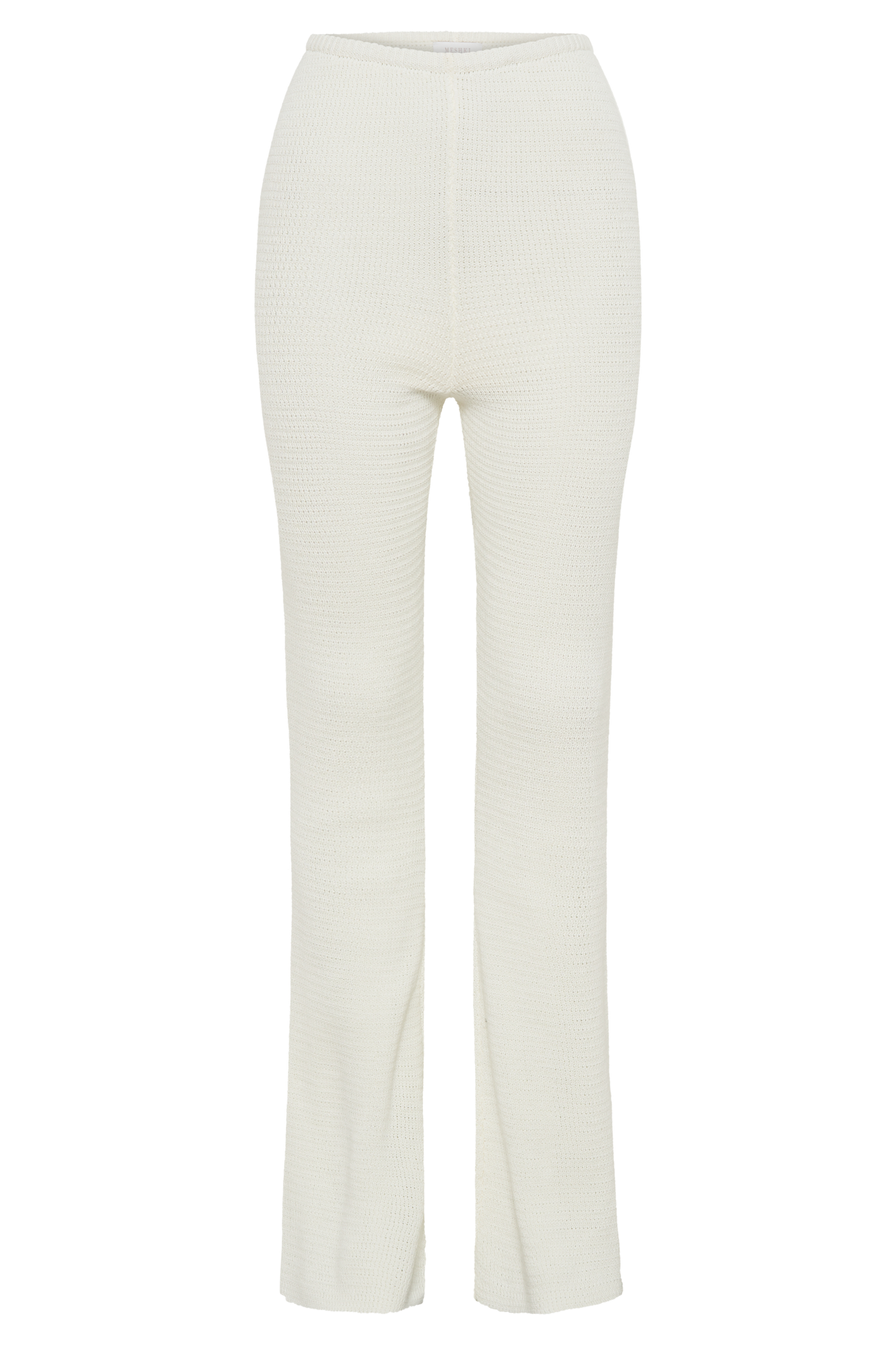 Ridley Straight Leg Knit Pant - Ivory