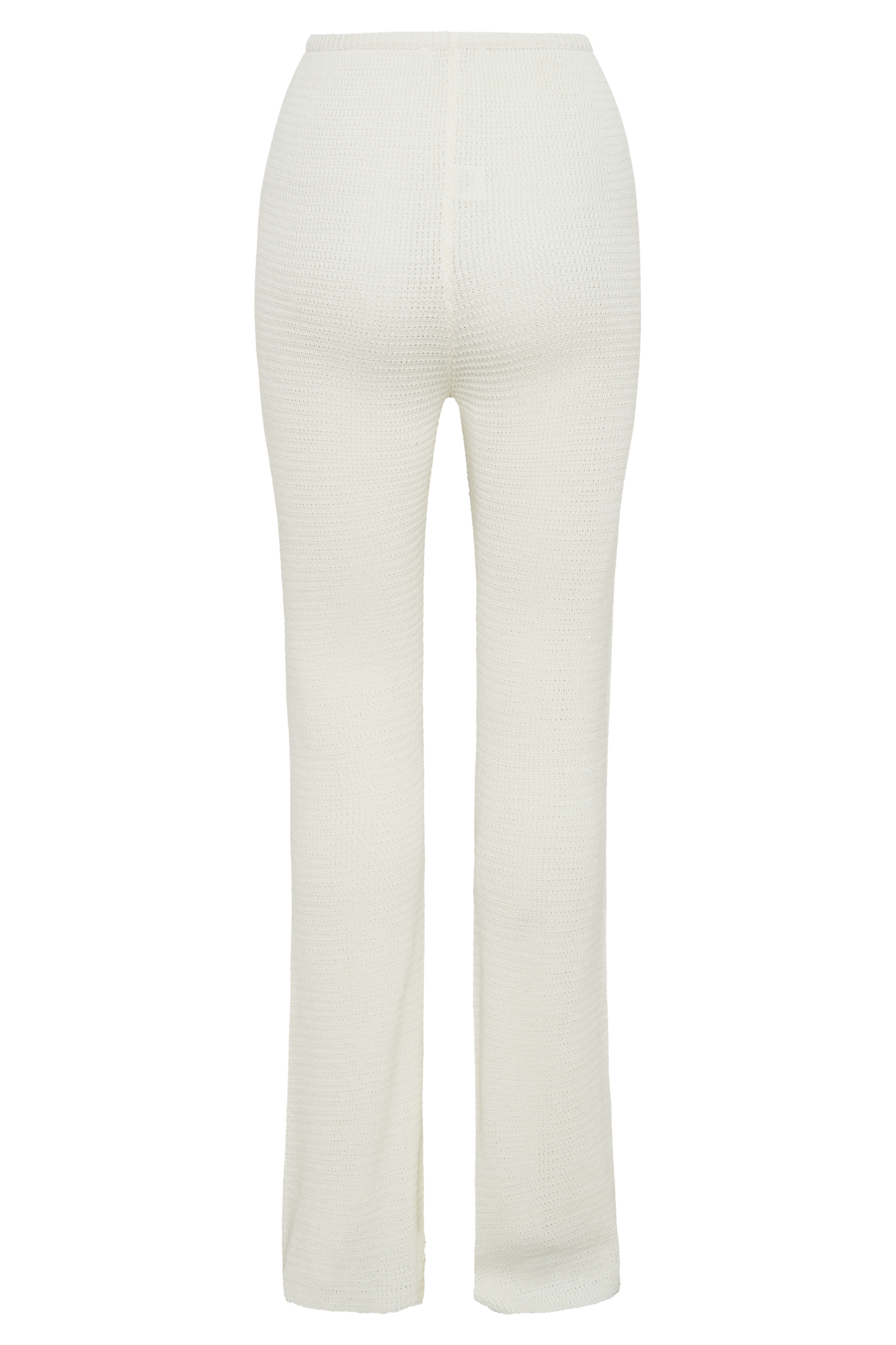 Ridley Straight Leg Knit Pant - Ivory