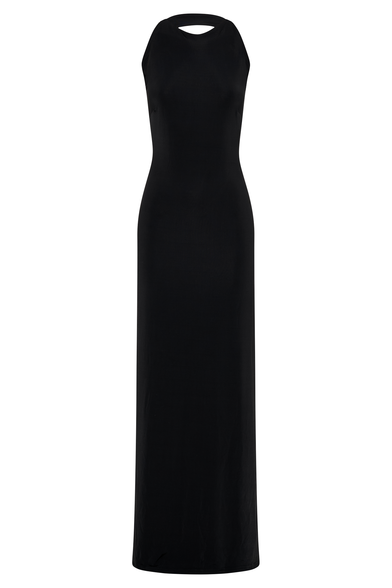 Louise Slinky Backless Maxi Dress - Black #11