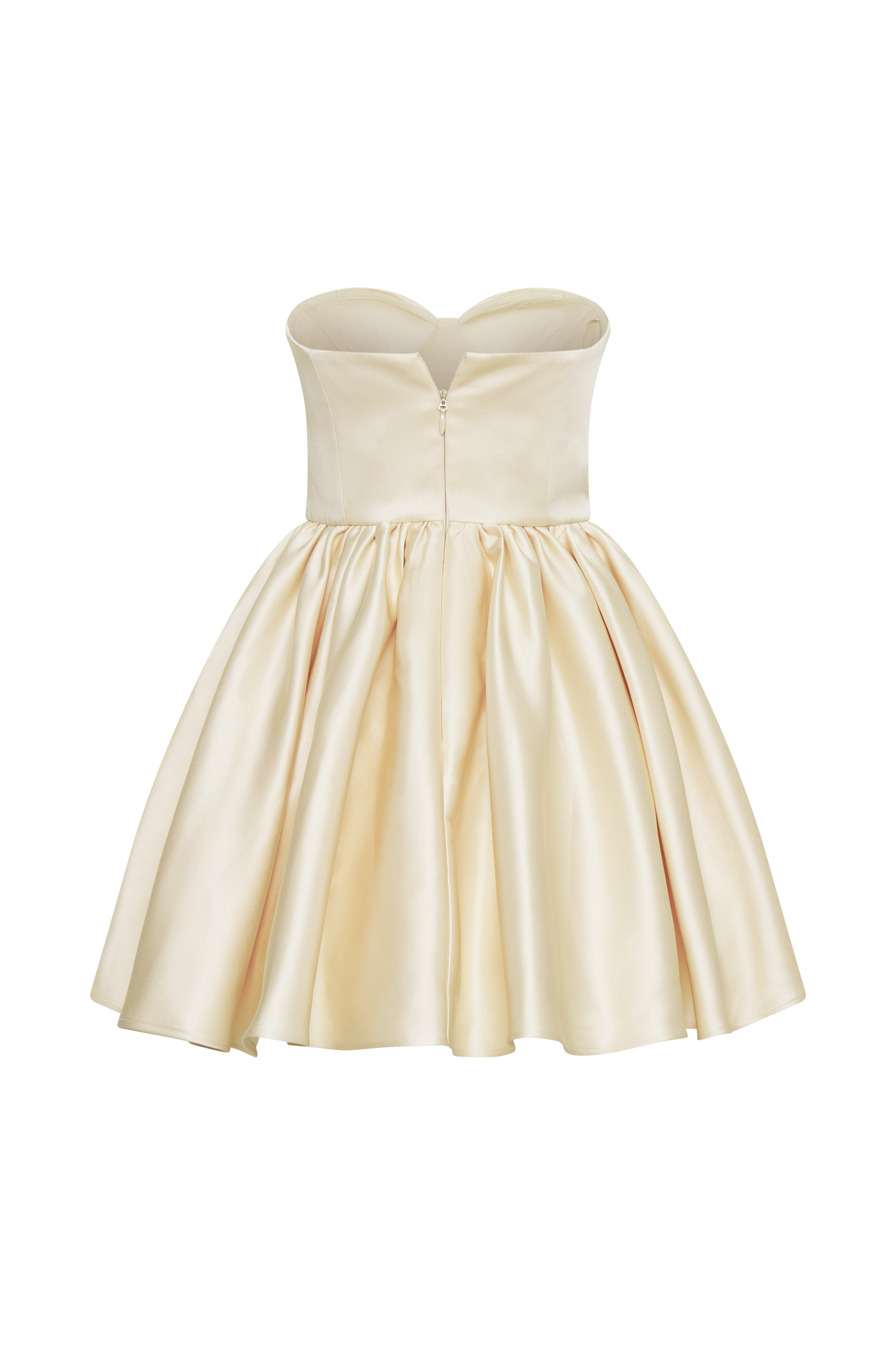 Hollie Structured Corset Mini Dress - Gold #9