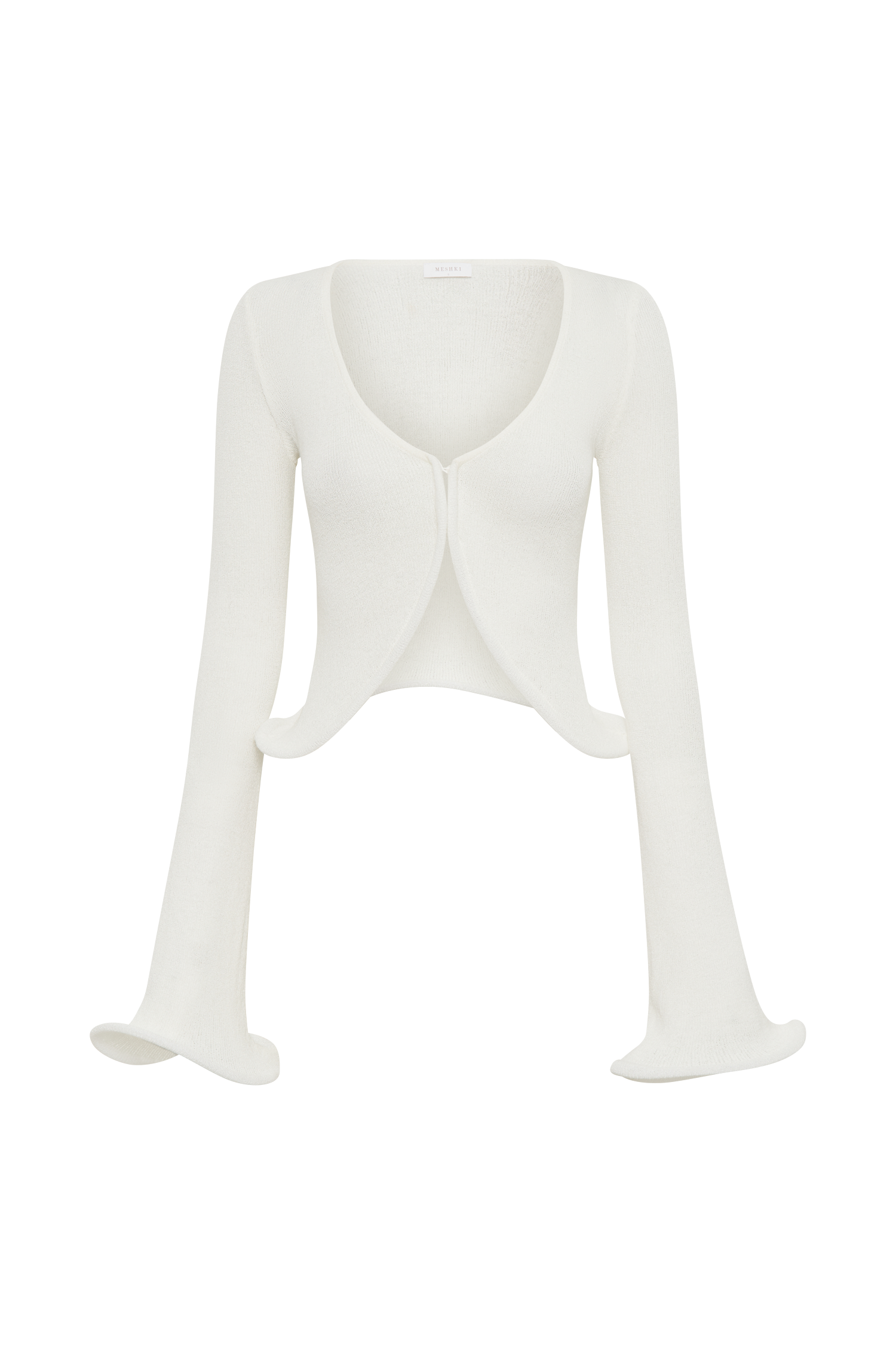 Gigi Long Sleeve Knit Top - Ivory #10