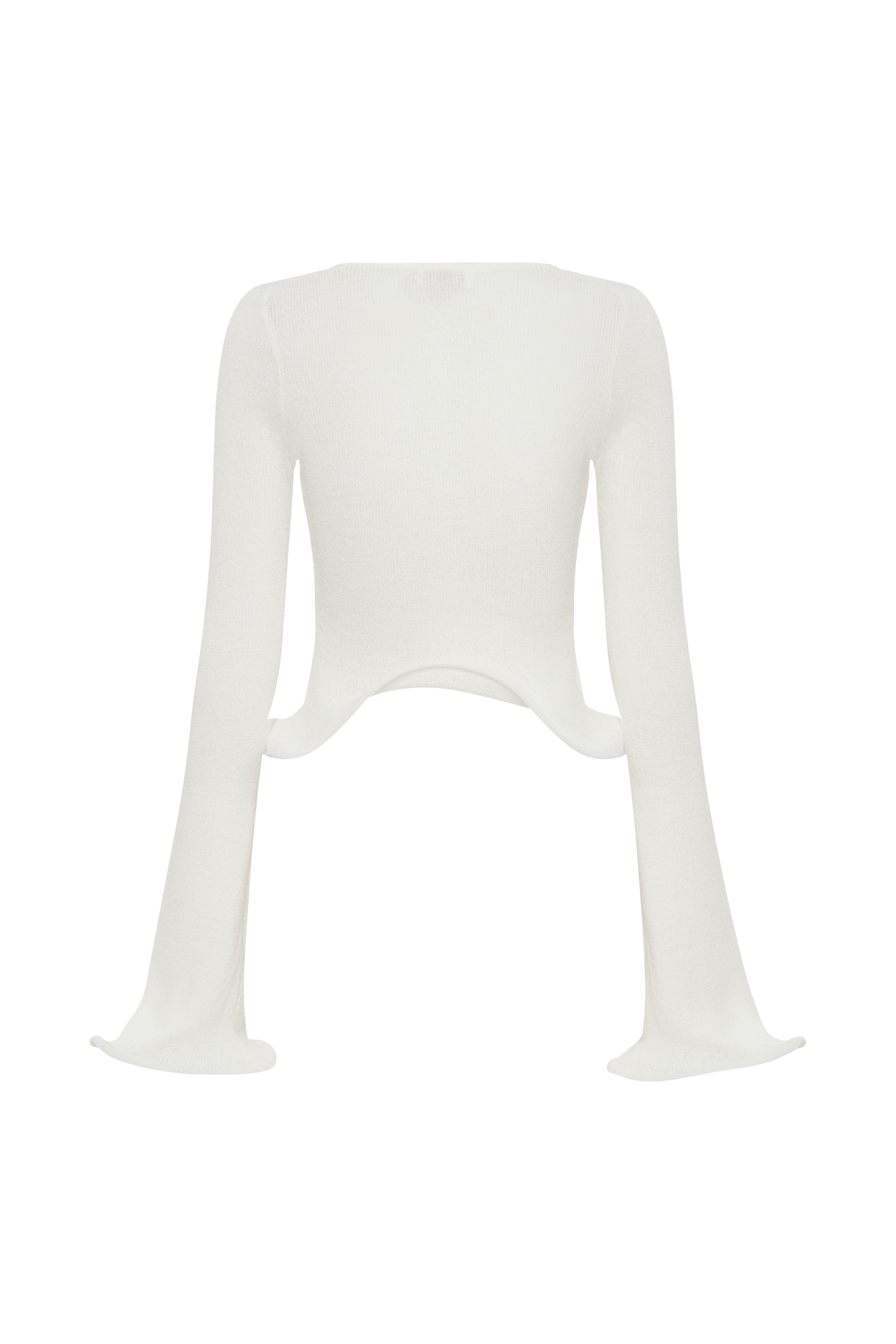 Gigi Long Sleeve Knit Top - Ivory #9