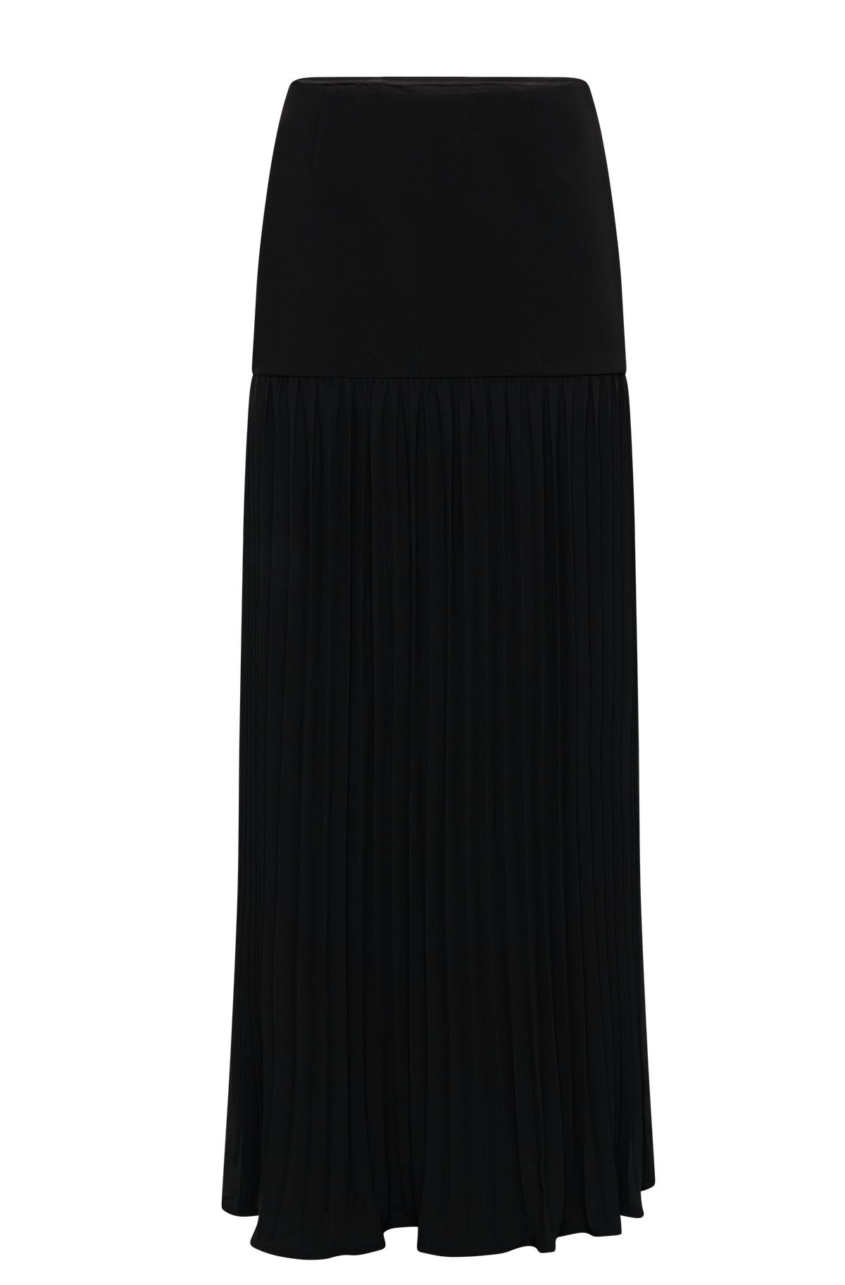 Jillian Pleated Maxi Skirt - Black #9