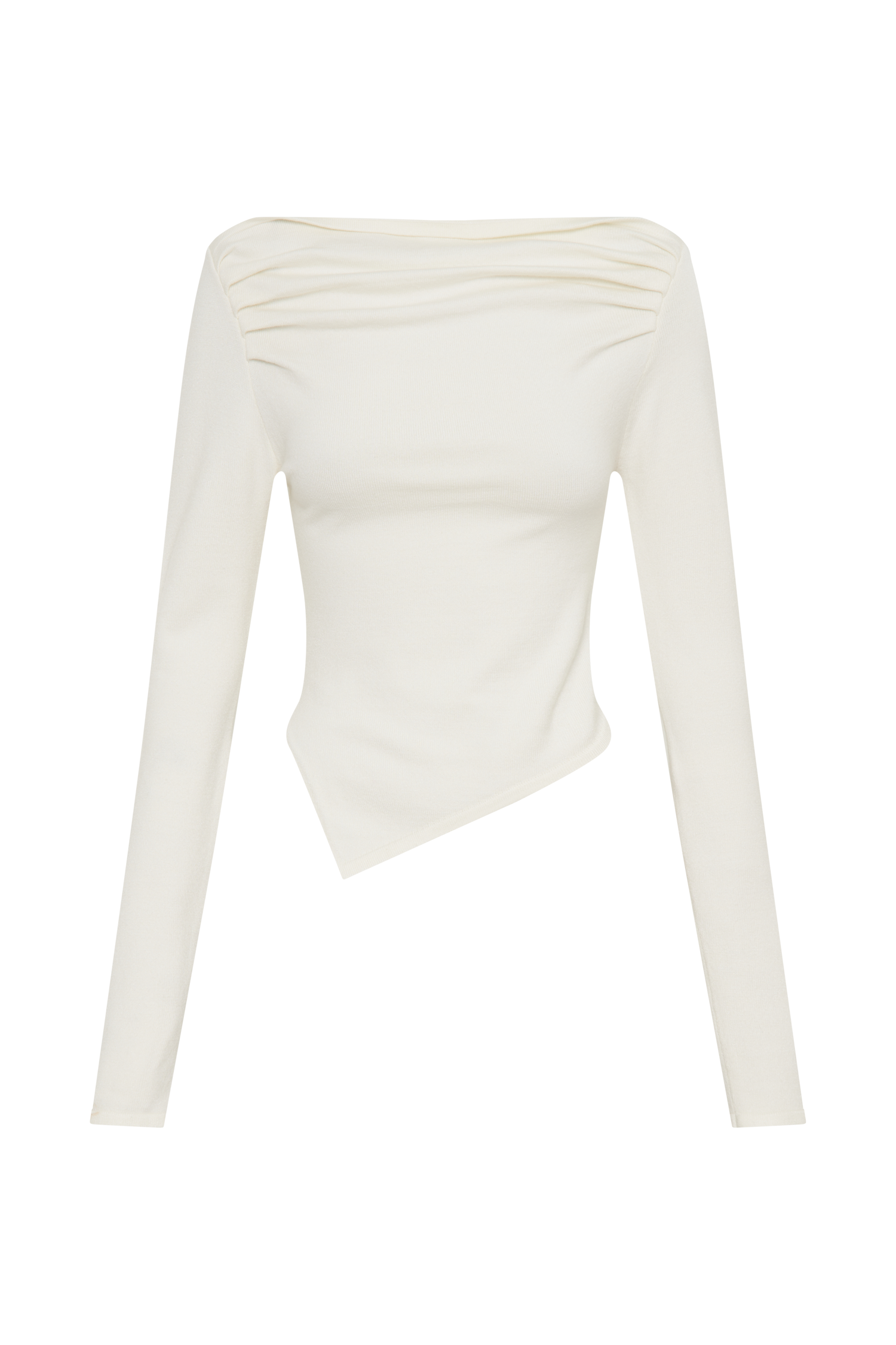 Karlie Off Shoulder Knit Top - Ivory #10