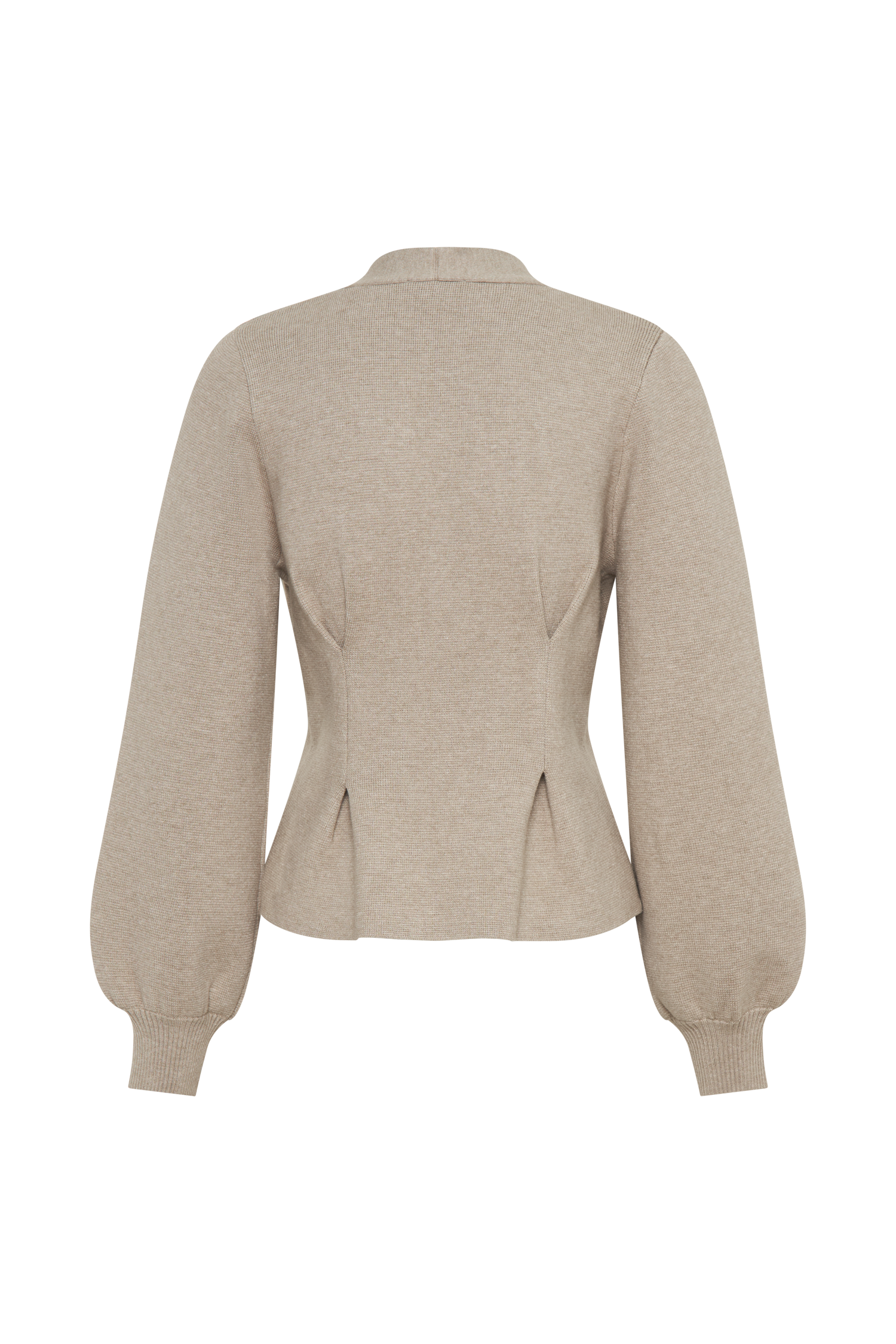 Beverly Knit Cinched Cardigan - Oak #9