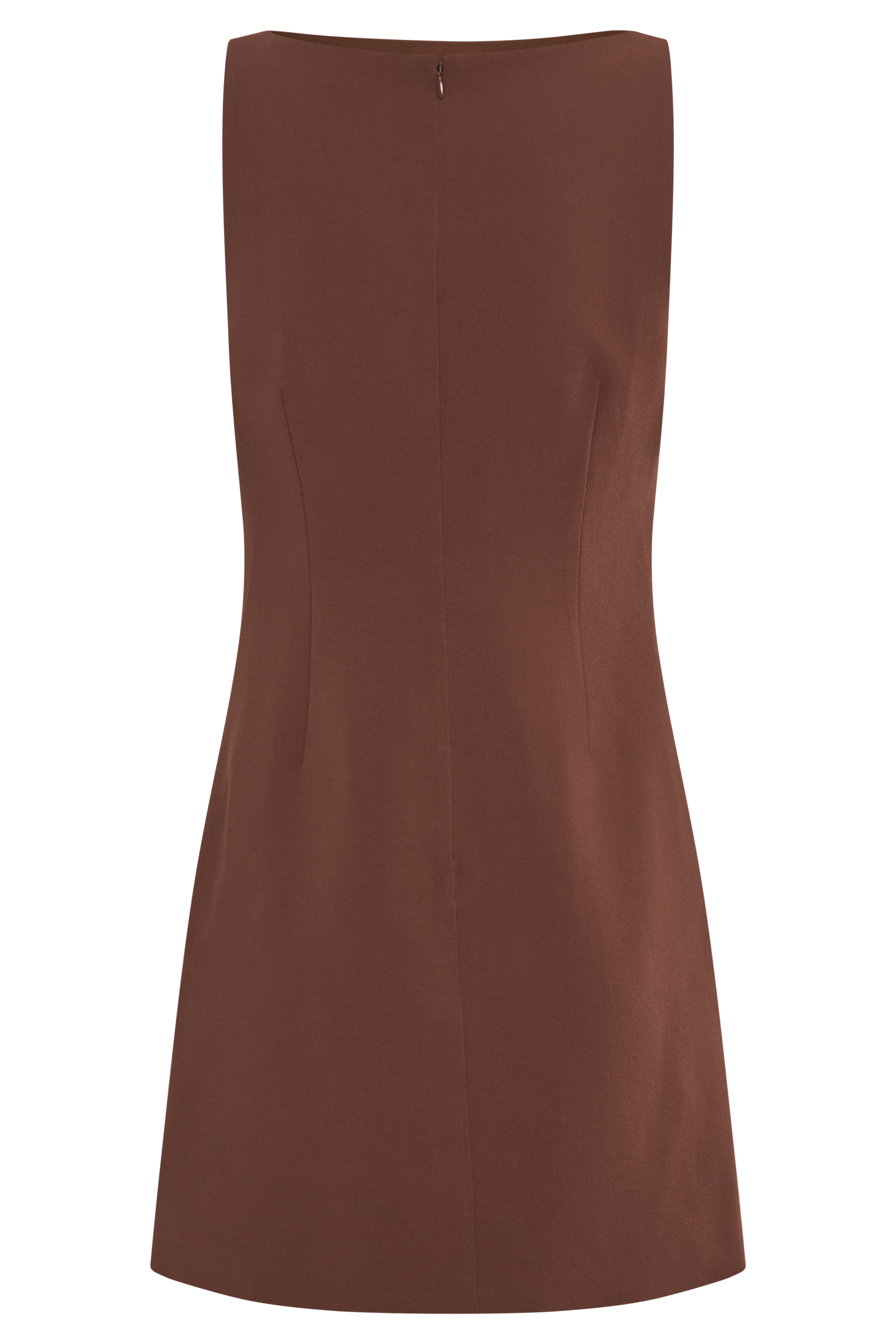 Angela Suiting Mini Dress - Wood #6