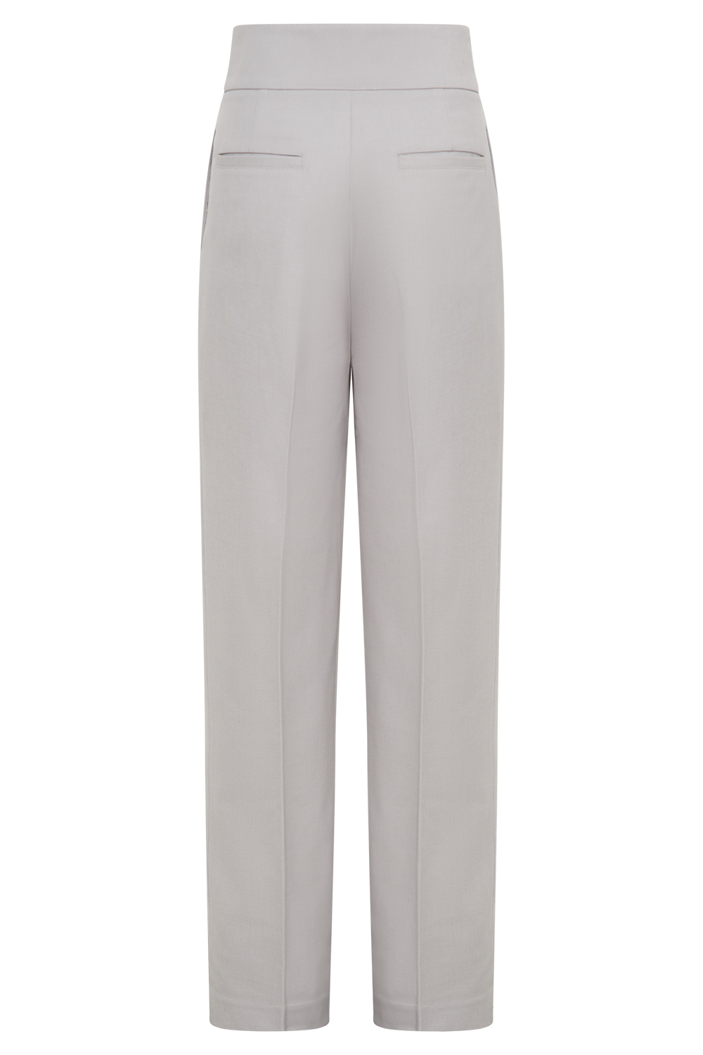 Penelope Pleated High Waisted Pants - Grey