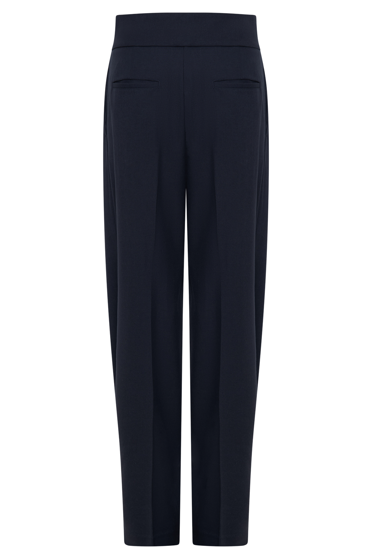 Penelope Pleated High Waisted Pants - Dark Navy