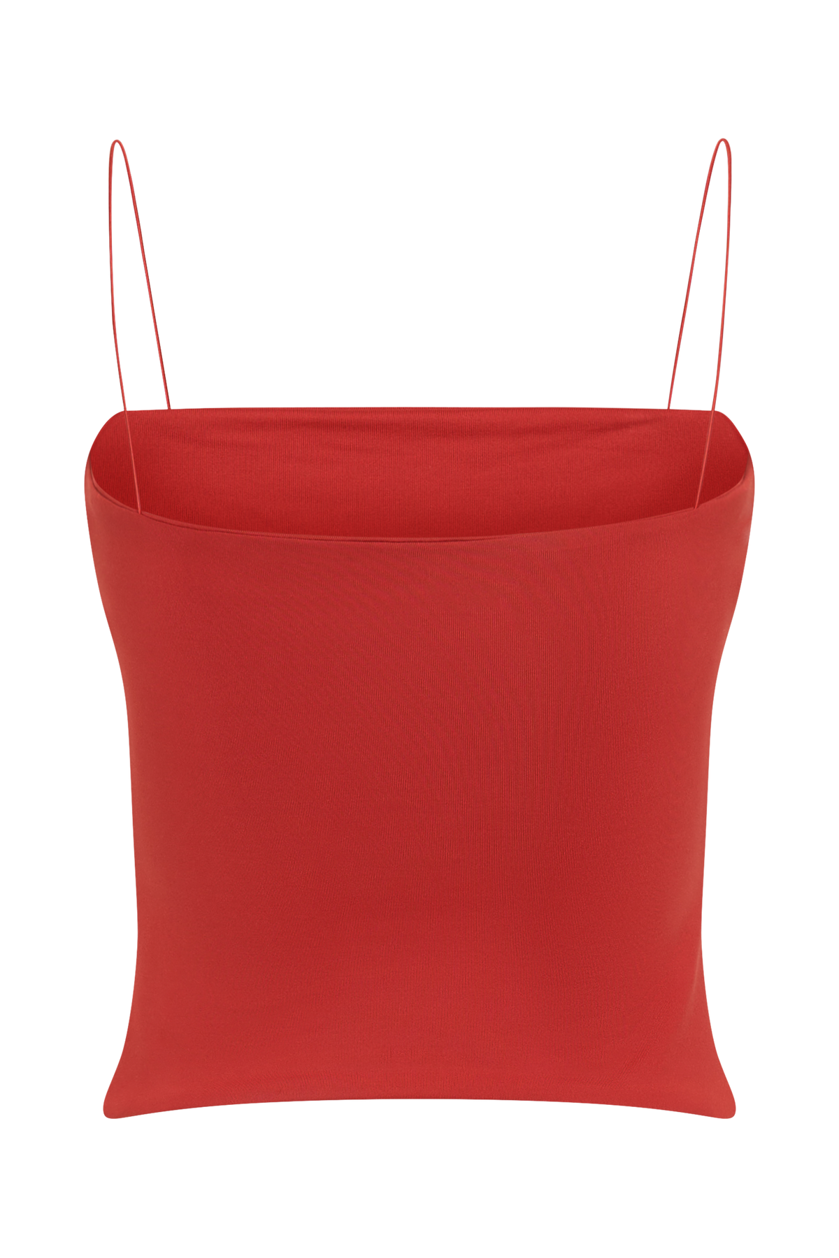 Arya Longline Spaghetti Strap Top - Ruby #9