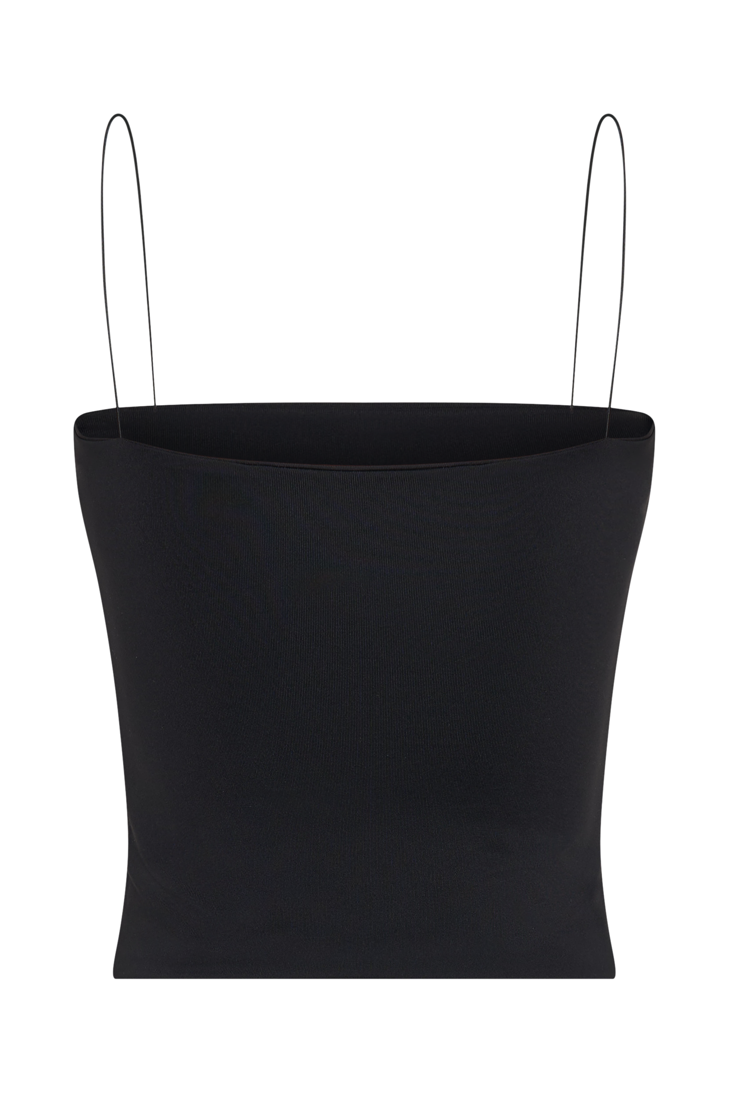 Arya Longline Spaghetti Strap Top - Black #9