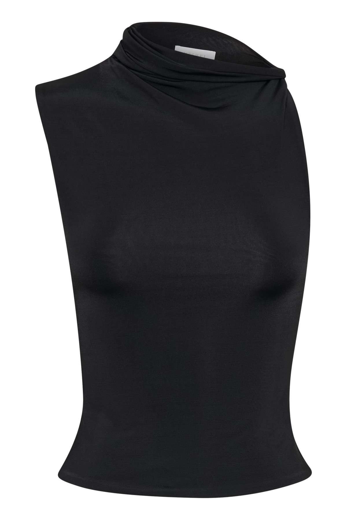 Hadleigh Sleeveless Slinky Top - Black #8