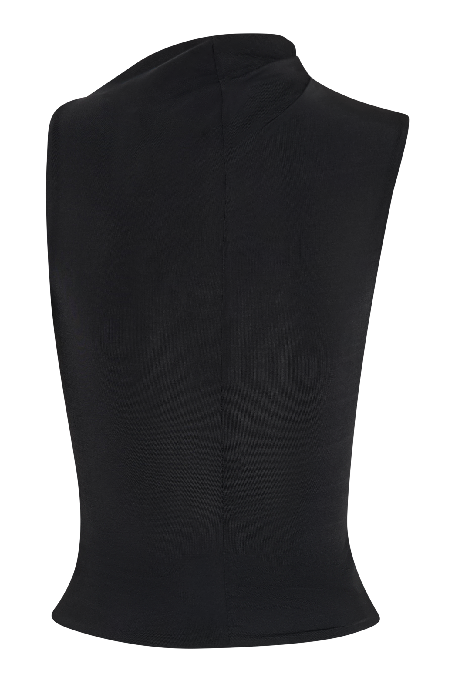 Hadleigh Sleeveless Slinky Top - Black #7