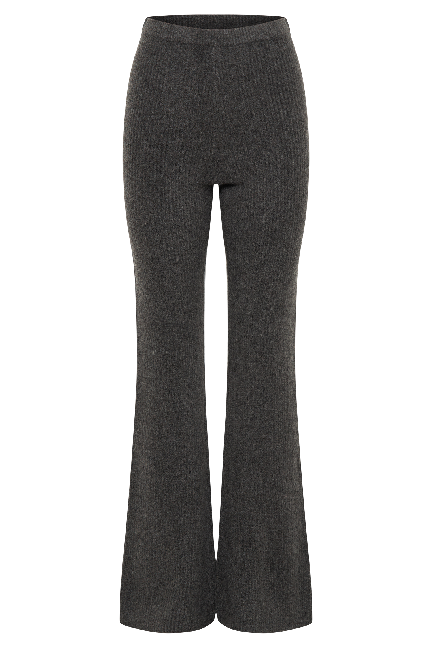 Shyann Straight Leg Knit Pant - Charcoal Marle #7