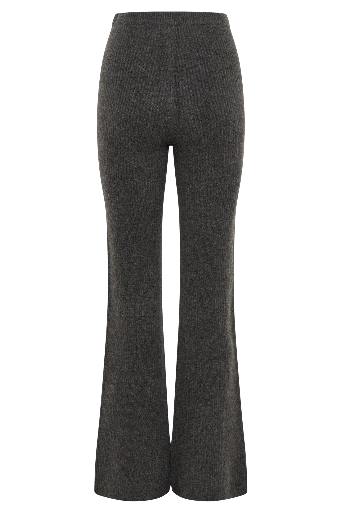 Shyann Straight Leg Knit Pant - Charcoal Marle