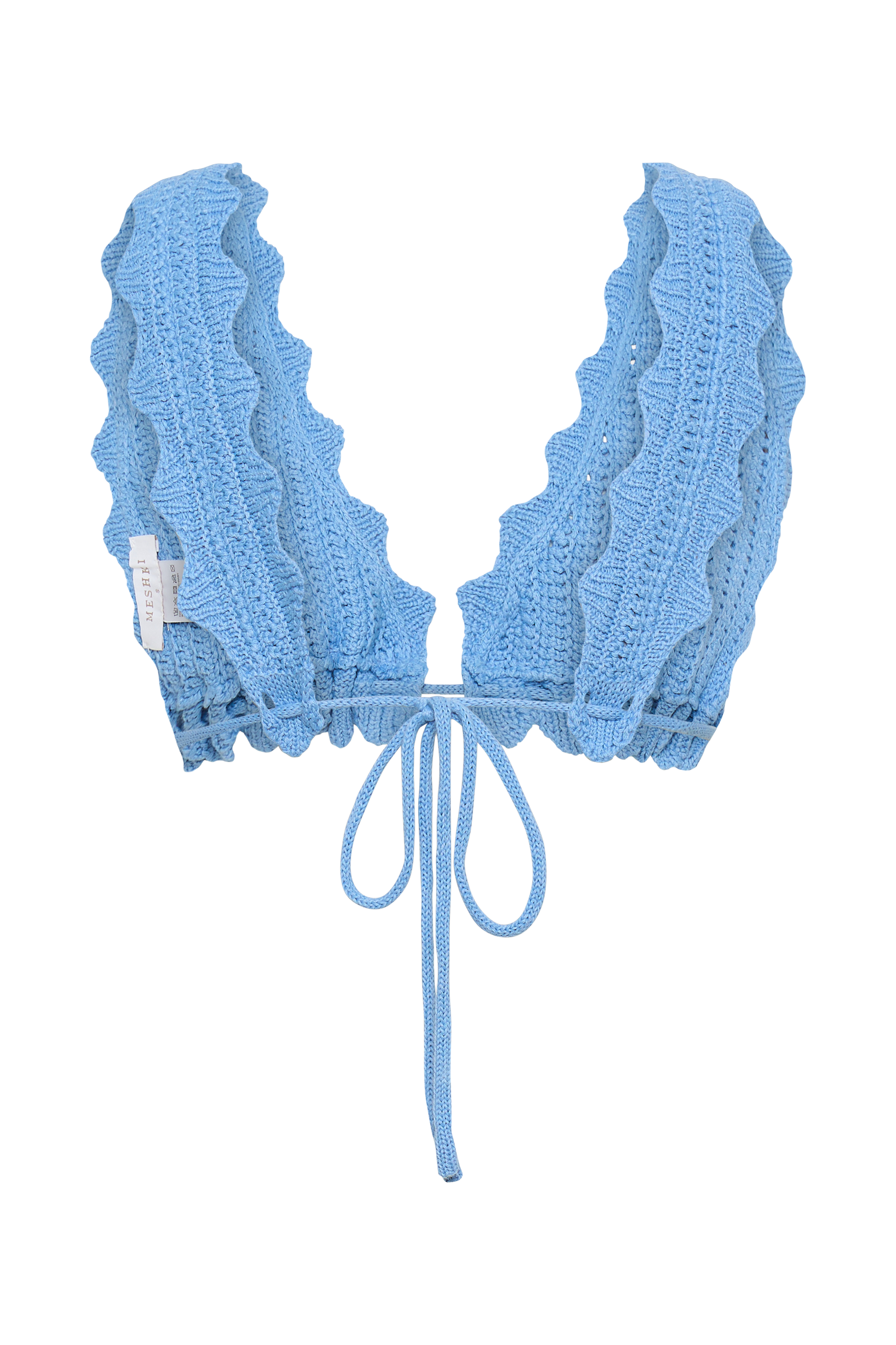 Jadia Crochet Bralette - Cornflower Blue #8