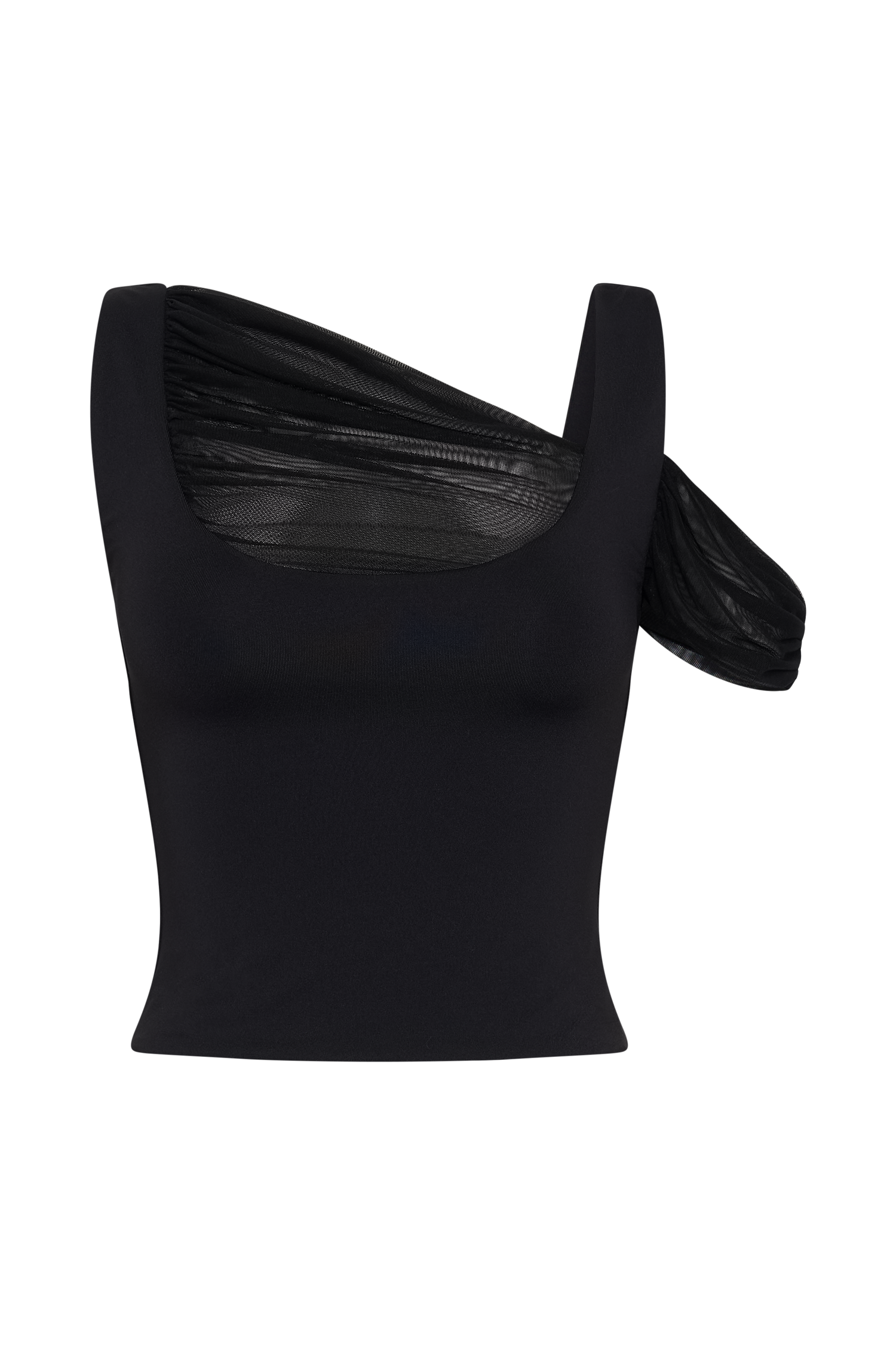 Jules Recycled Nylon And Mesh Sleeveless Top - Black #9
