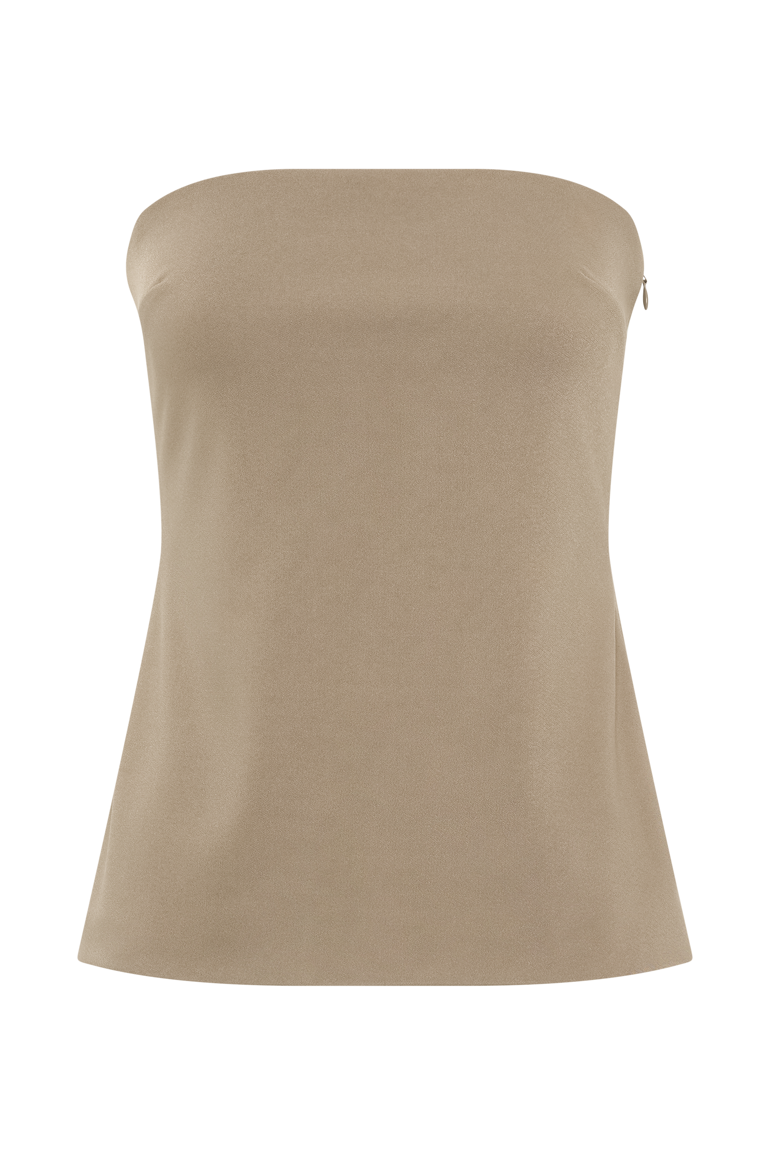 Antonia Strapless Cut Out Top - Mushroom #10