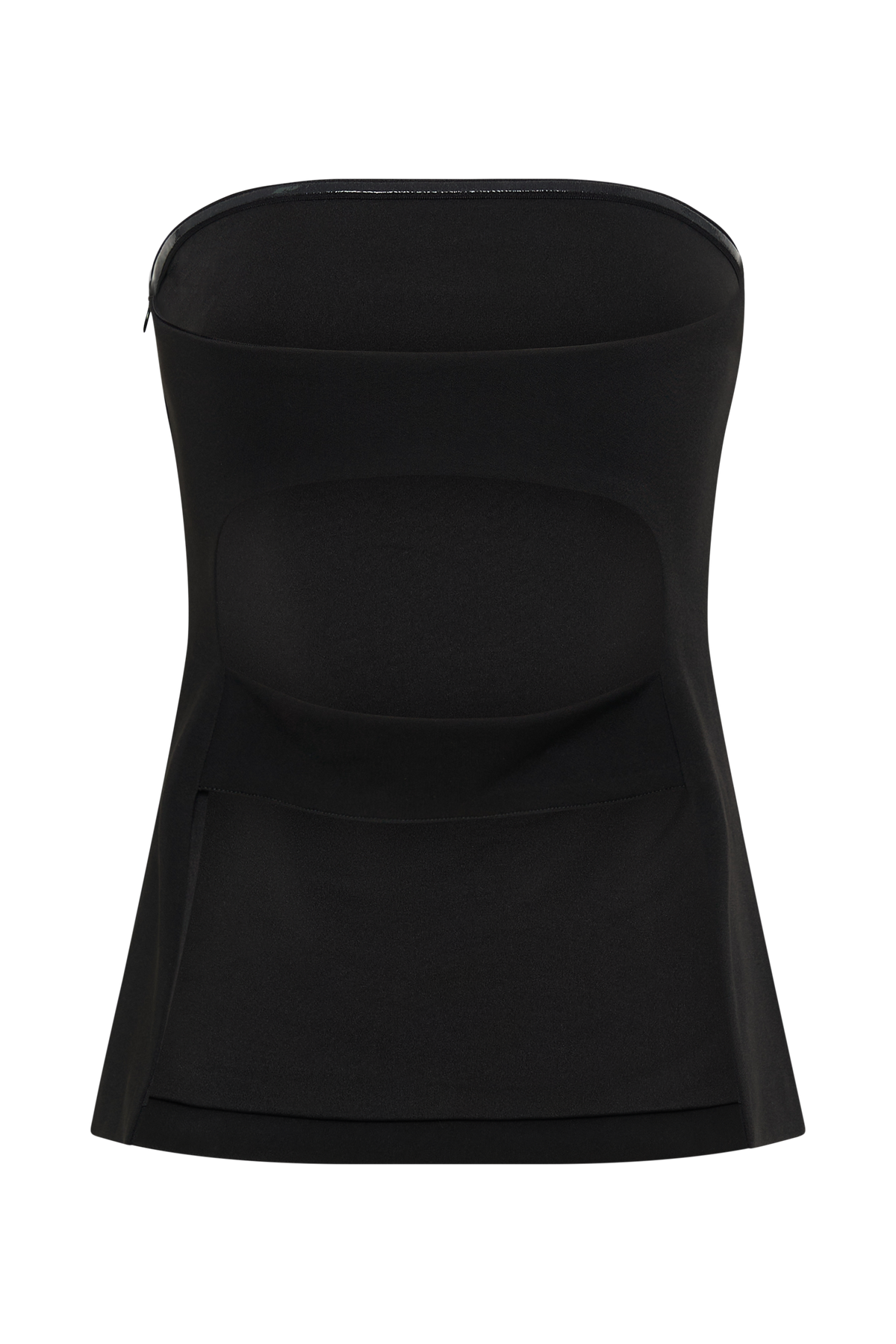 Antonia Strapless Cut Out Top - Black #7