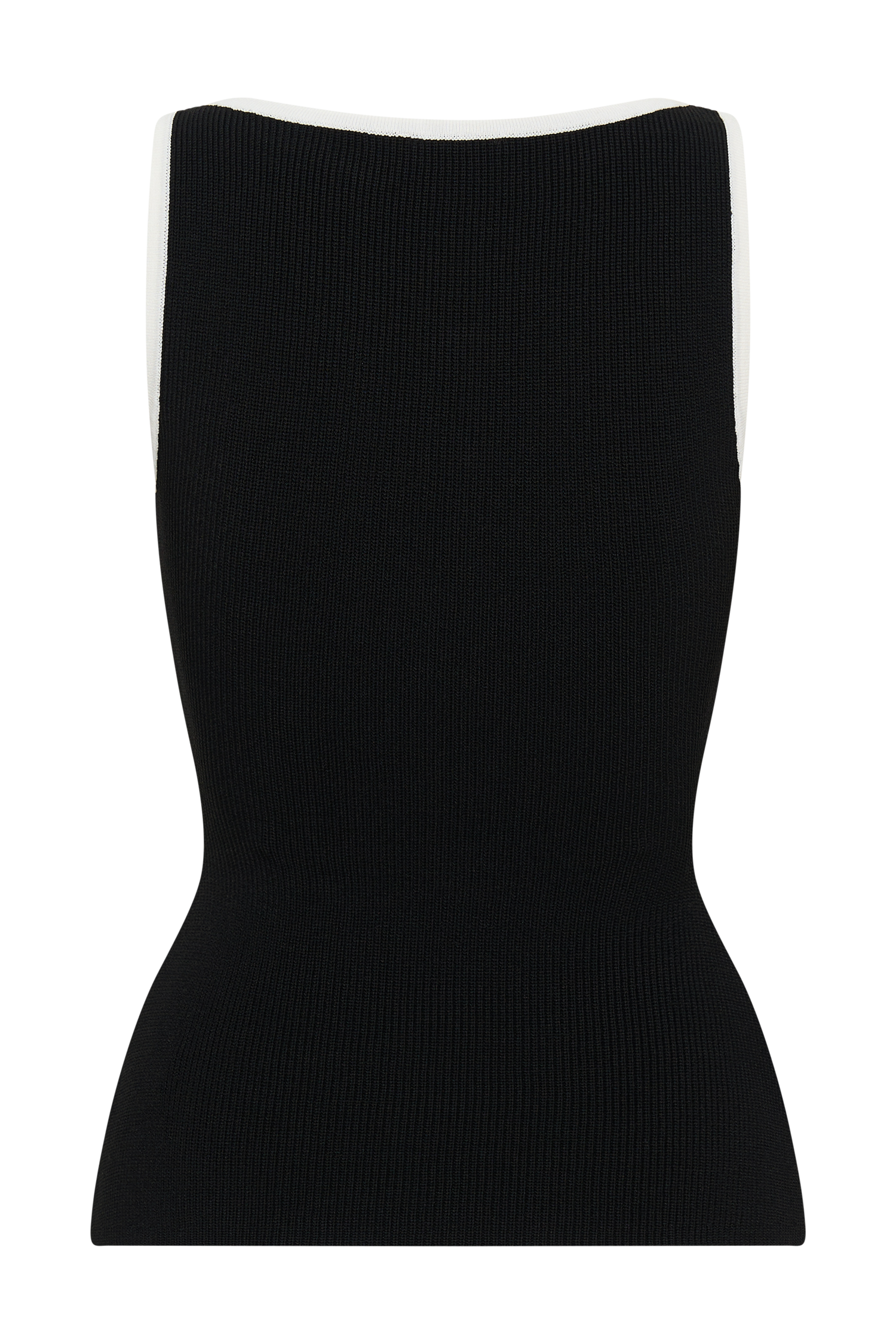 Sawyer Longline Top - Black/White #7