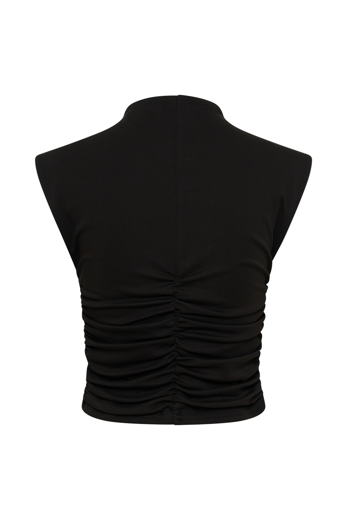Ellia High Neck Sleeveless Top - Black #5